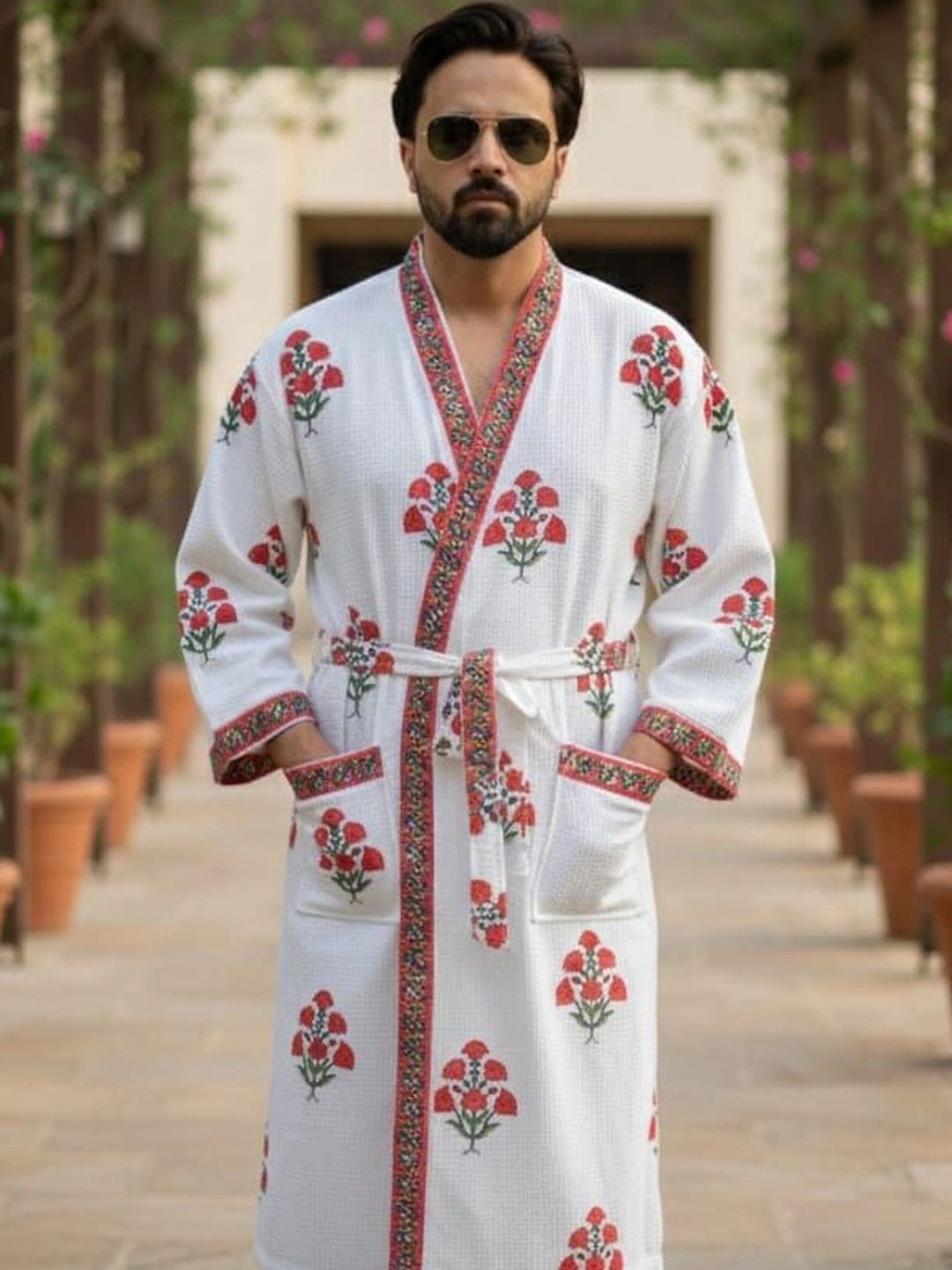 tundwal's Ultra Soft Printed Cotton Bath Robe-picture-21