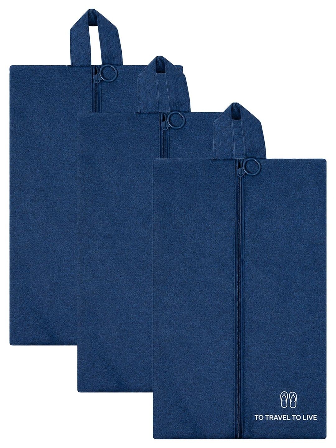 AMAK INC Blue Set of 3 Reusable Shoes Organiser Organisers-picture-29
