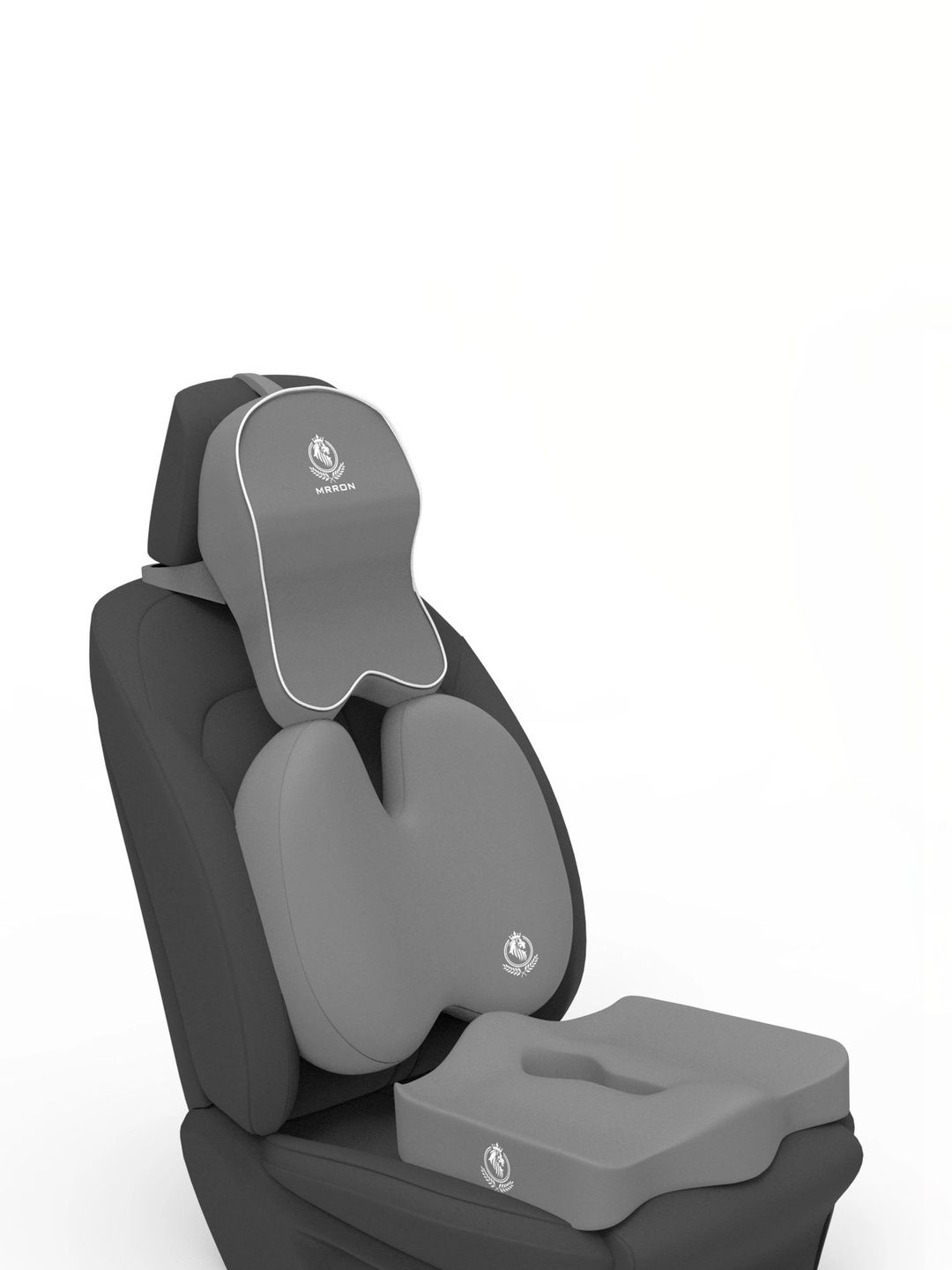 MRRON Grey Memory Foam Car Seat Cushion-picture-16