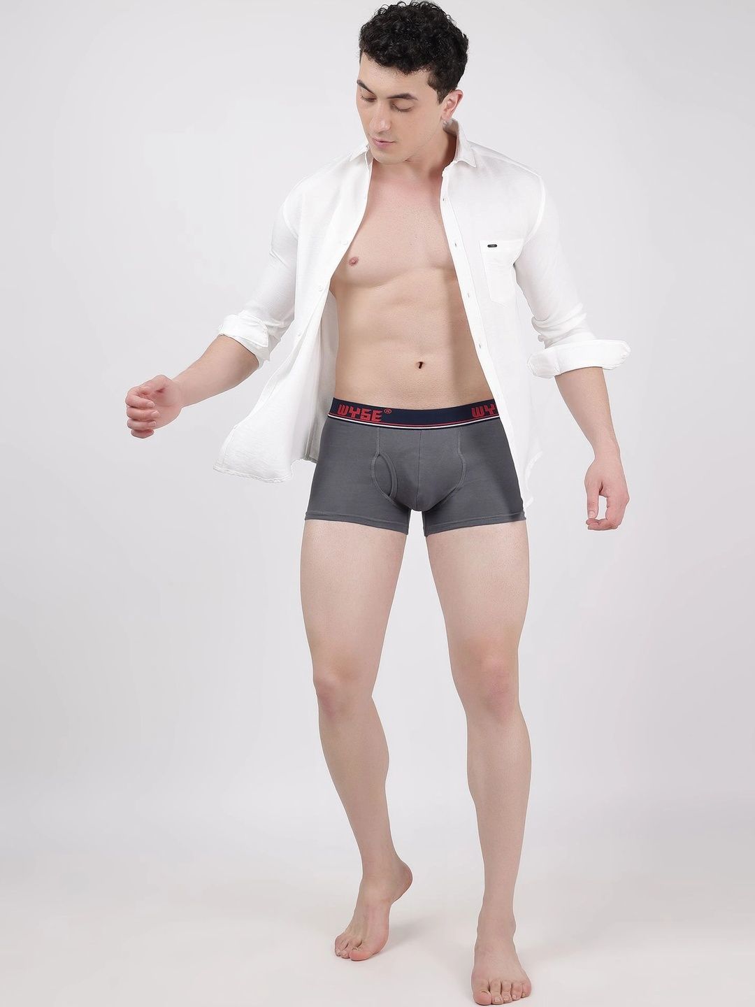 WYSE Cotton Assorted Solid Trunks-picture-28