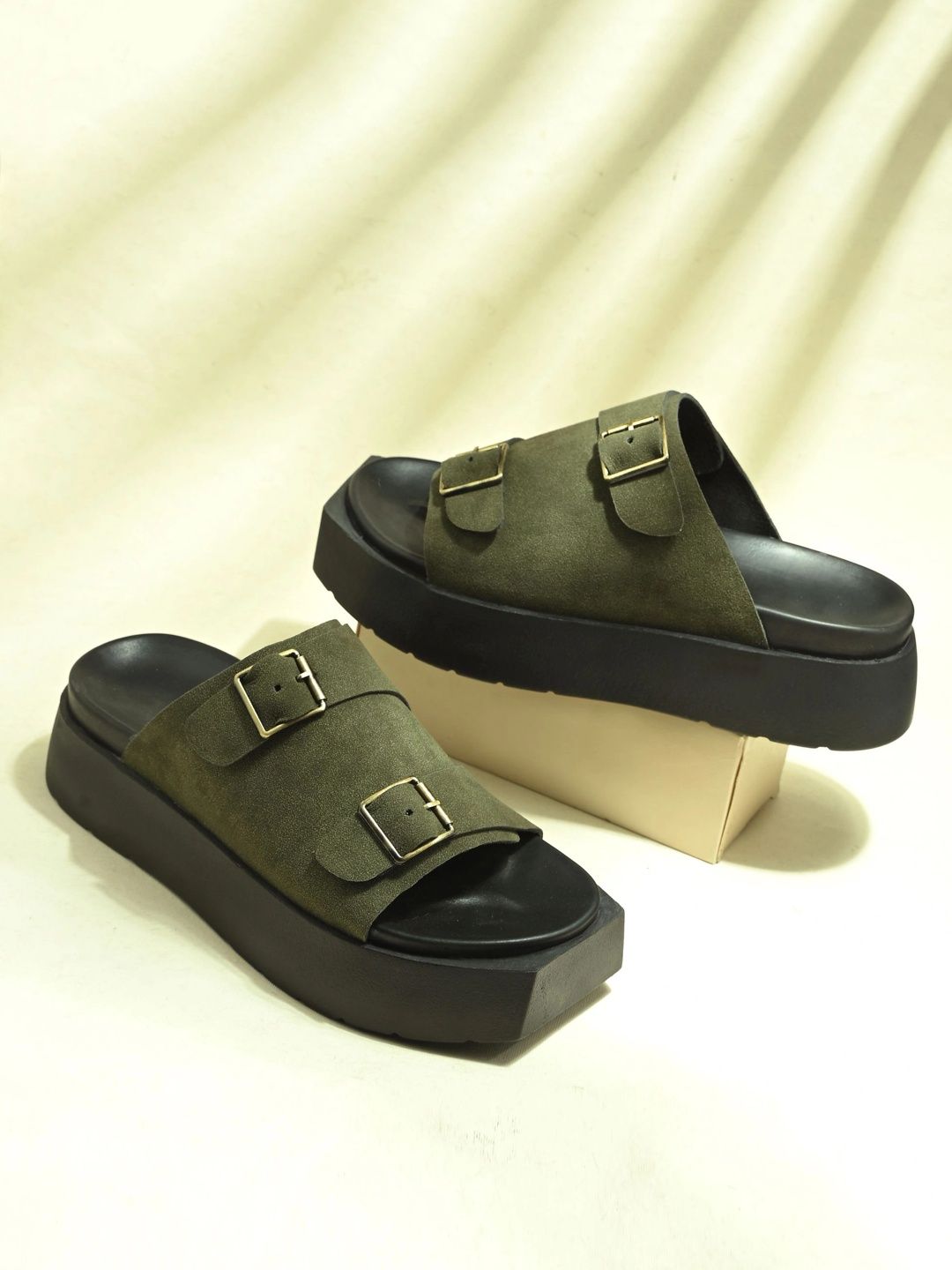 AfroJack Men Open Toe Slip on Flops-image-44