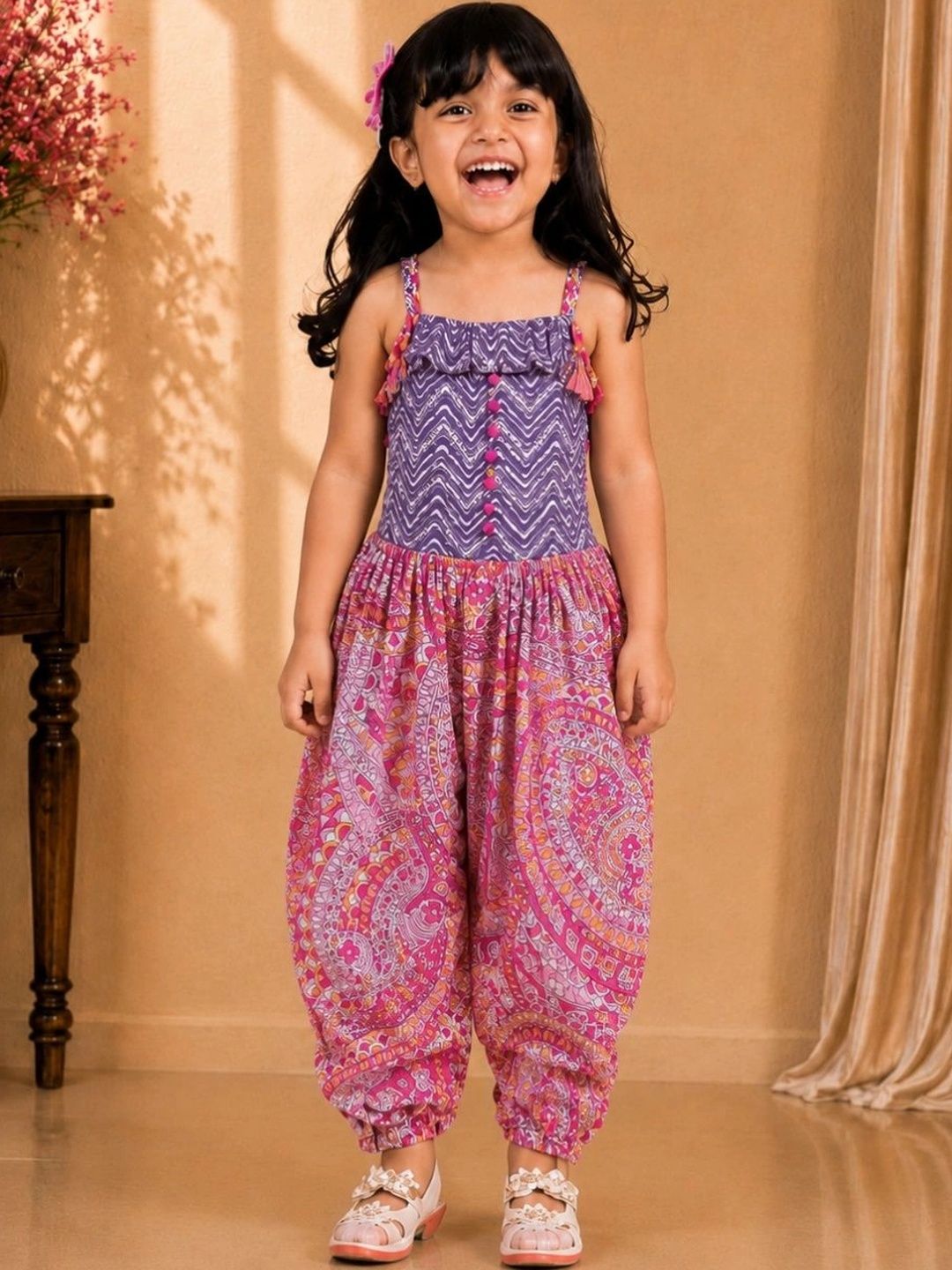 Twisha Girls Printed Basic Jumpsuit-picture-18