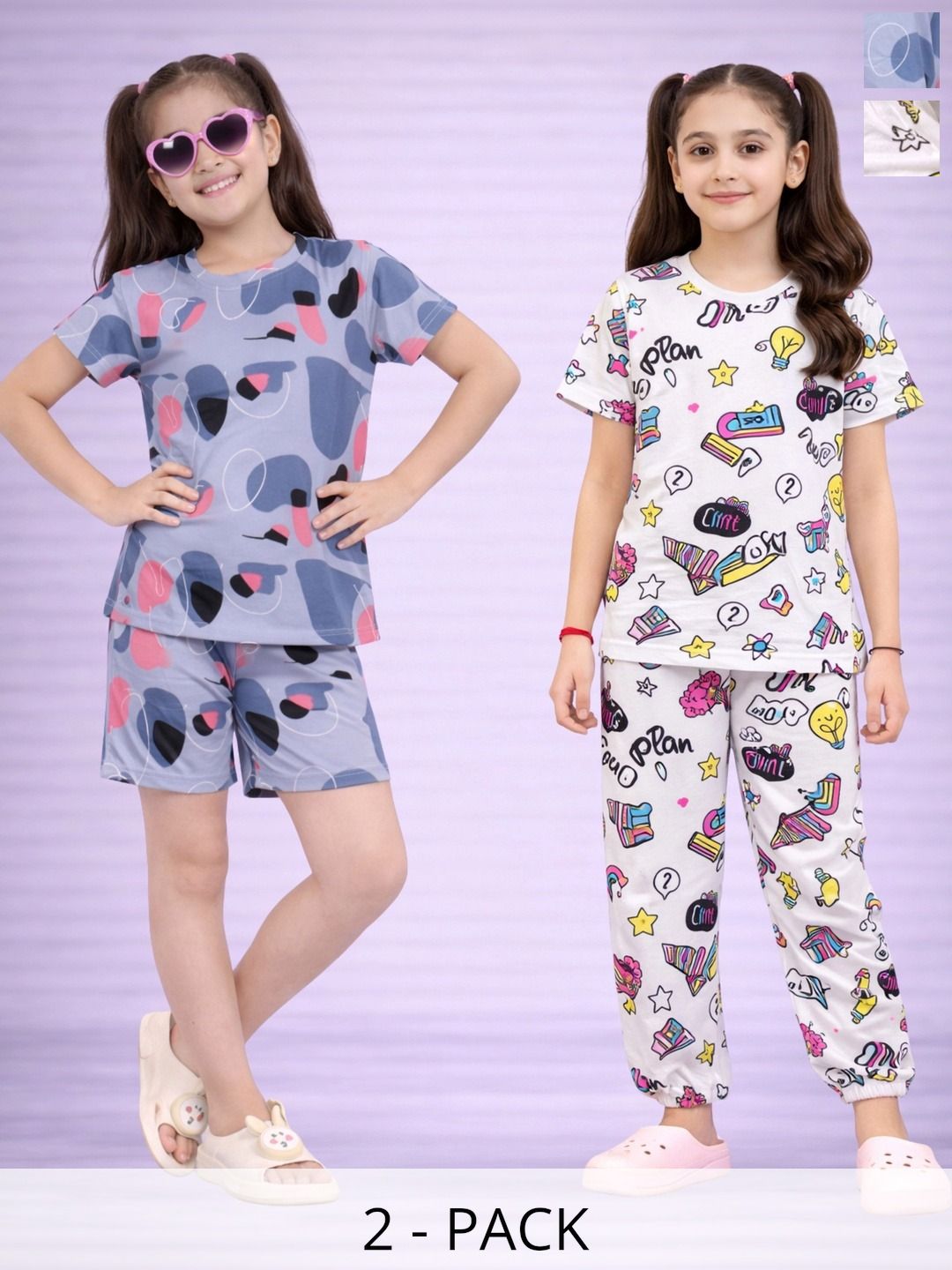 LITBABY Girls Printed Nightdress-picture-41