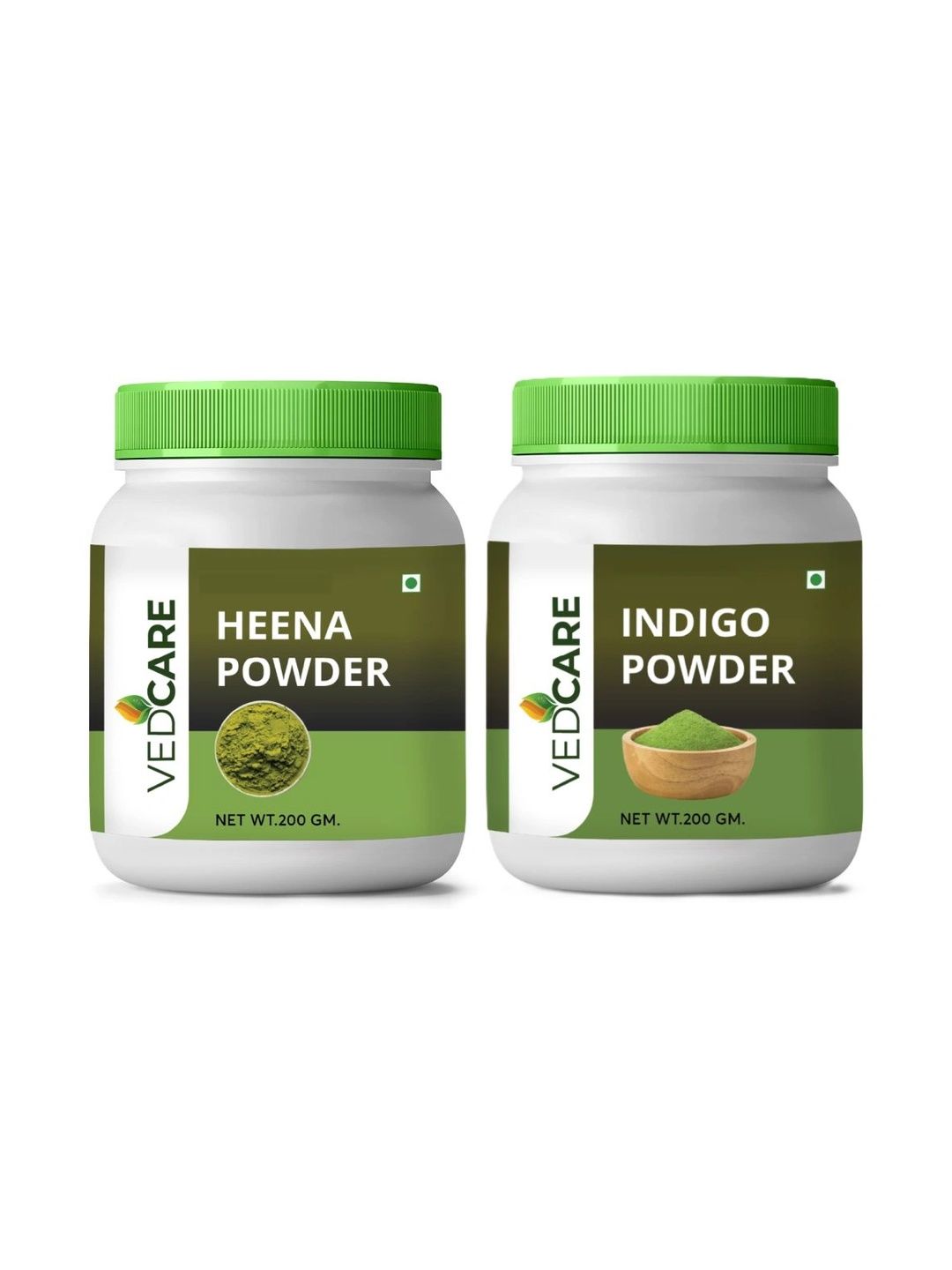 Vedcare Set Of 2 Pure Henna & Indigo Powder - 200 g Each-picture-10