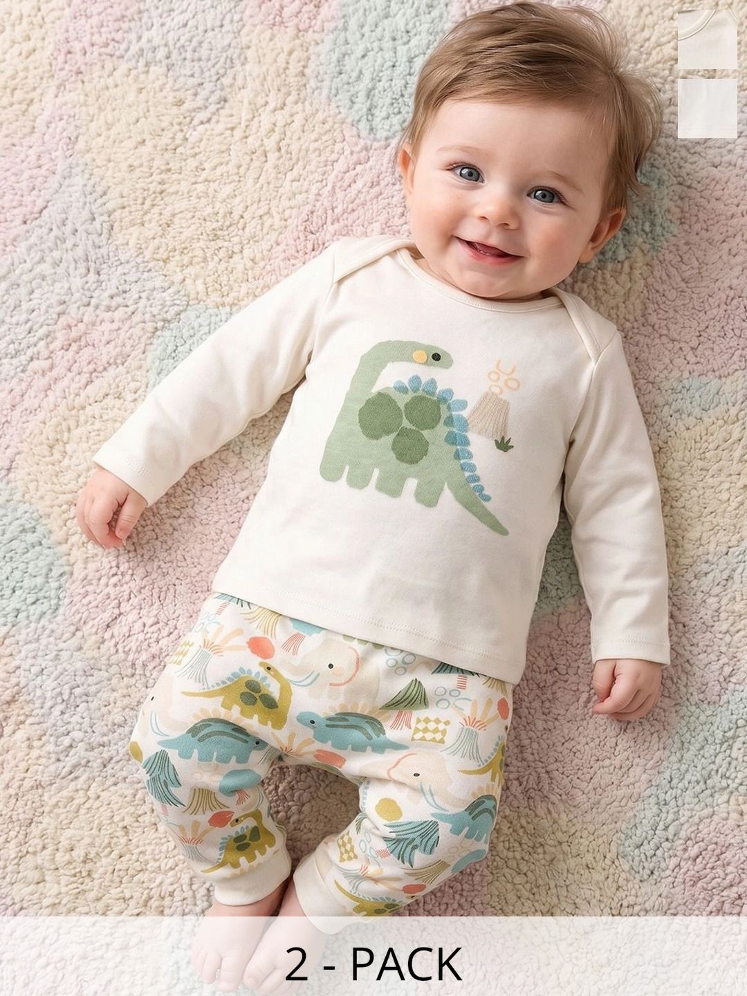 Lil Tomatoes Baby Unisex Kids Printed T-shirt with Trousers-picture-40