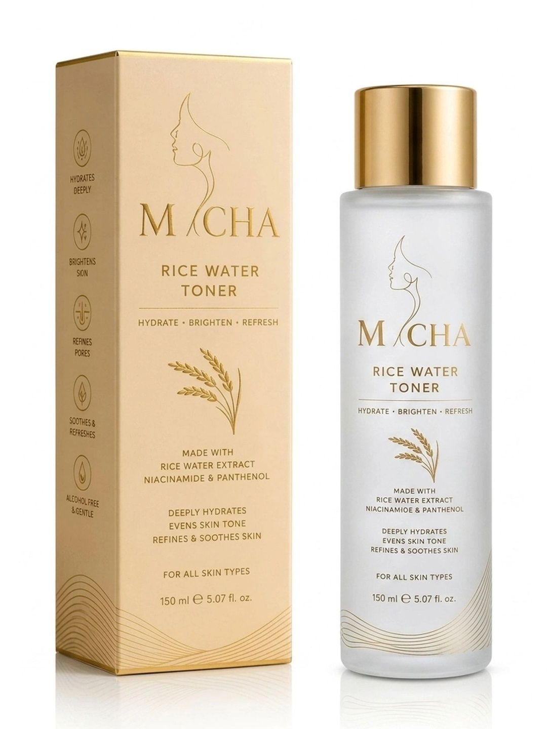 MICHA Rice Water Toner With Niacinamide & Panthenol - 150 ml-image-13