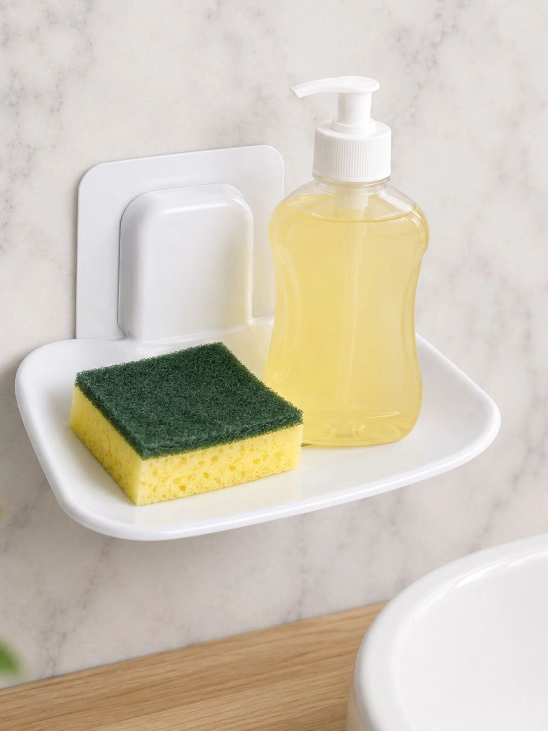 Klivon White Solid Plastic Soap Dish-picture-34