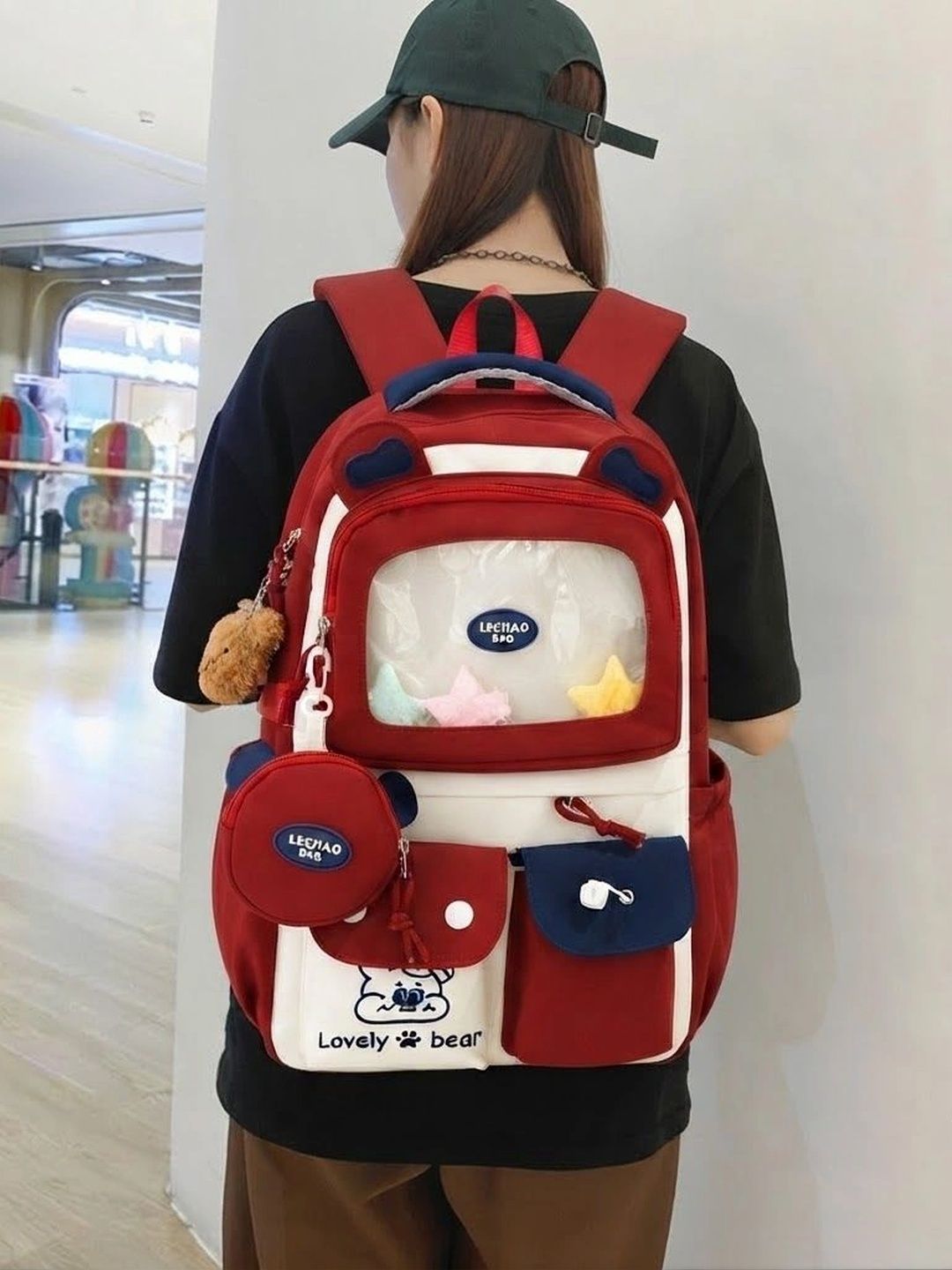 WALSON Women Graphic Applique Backpack-picture-51