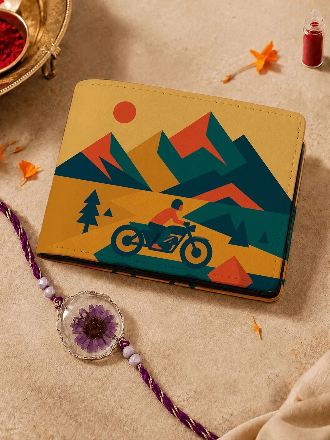 Kalankit Men Printed Embellished Two Fold Wallet-picture-12