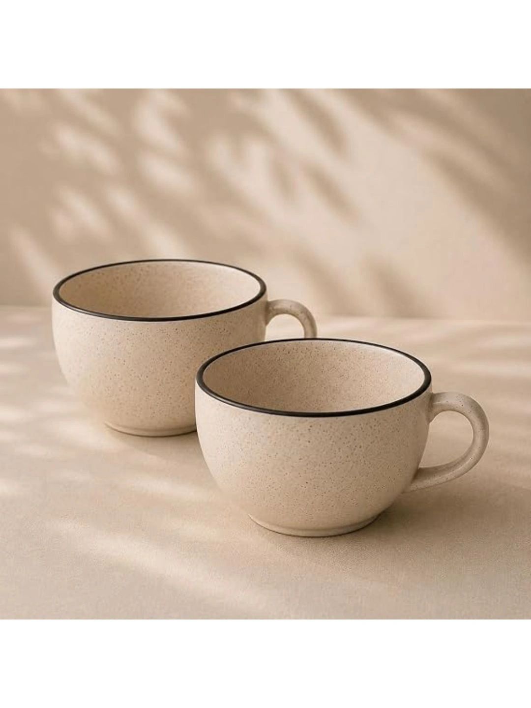 nestcase Crafted Ceramics Textured Ceramic Glossy Mugs Set of Cups and Mugs-image-23
