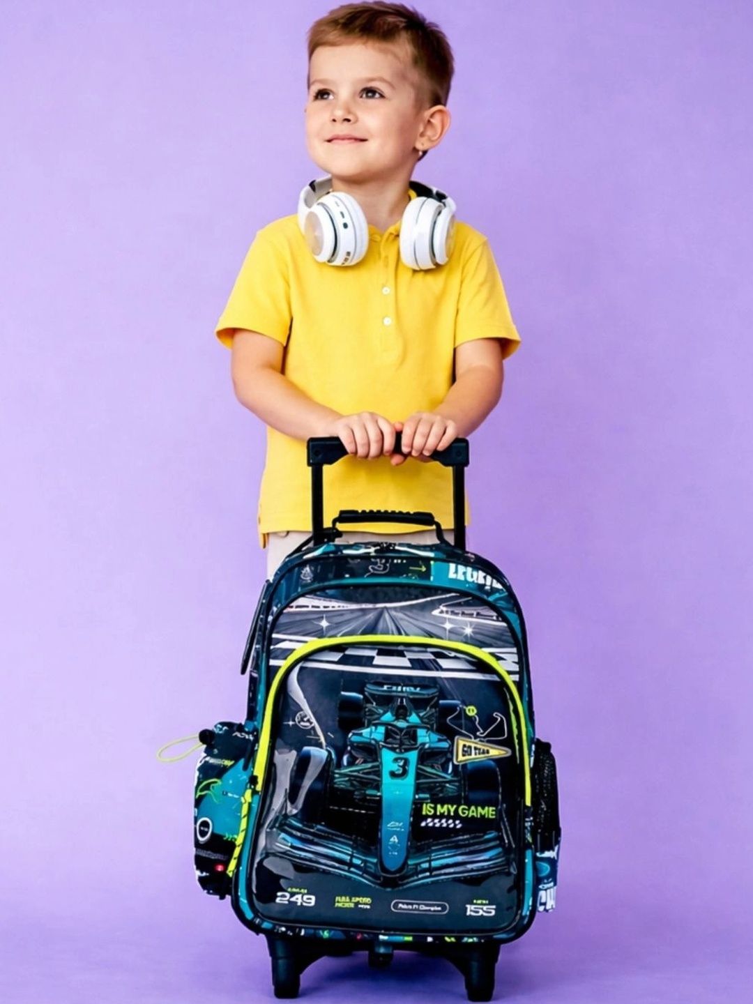 Miss & Chief Unisex Kids Graphic Backpack-image-29
