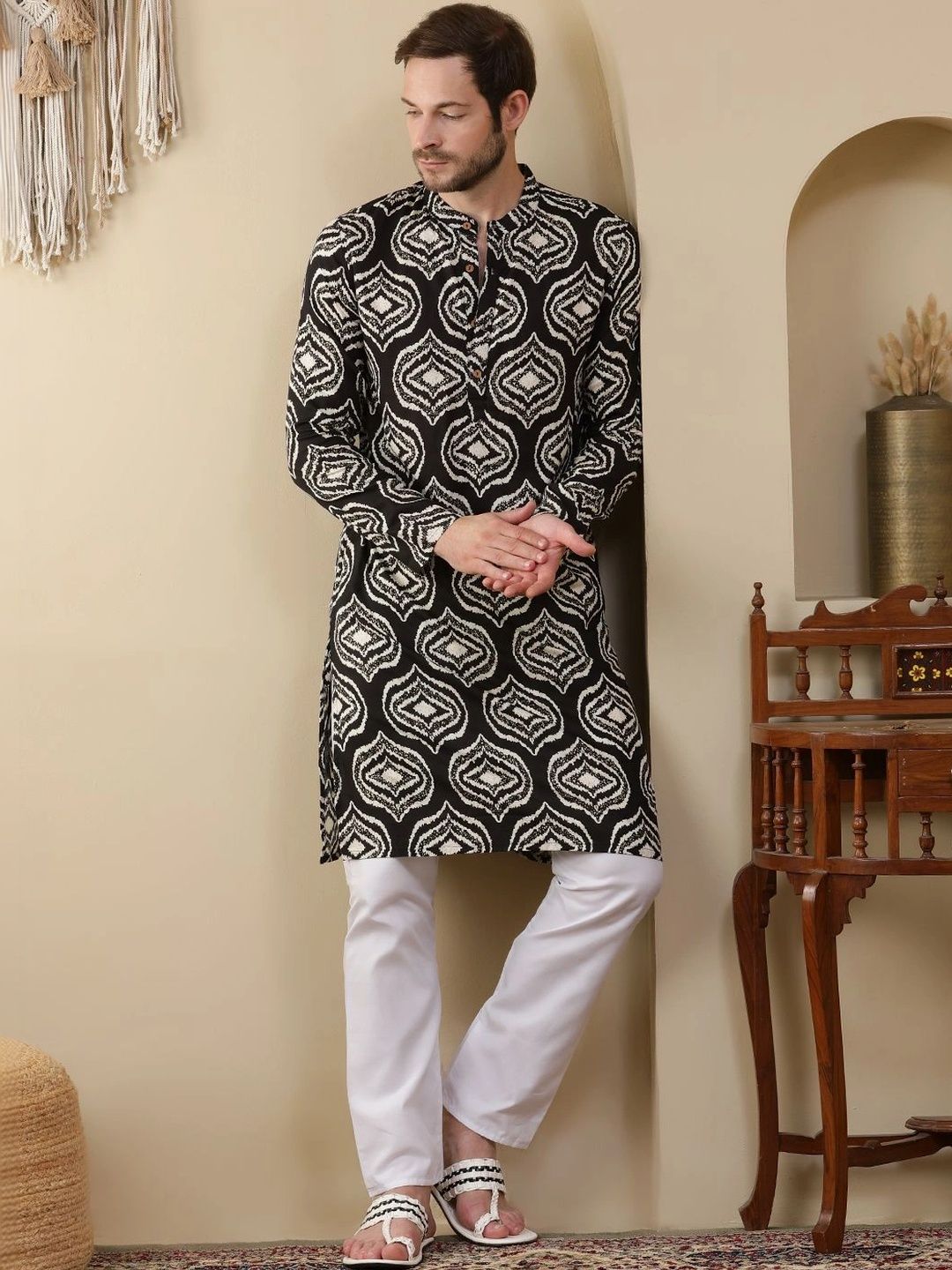 Anouk Men Printed Kurta-picture-43