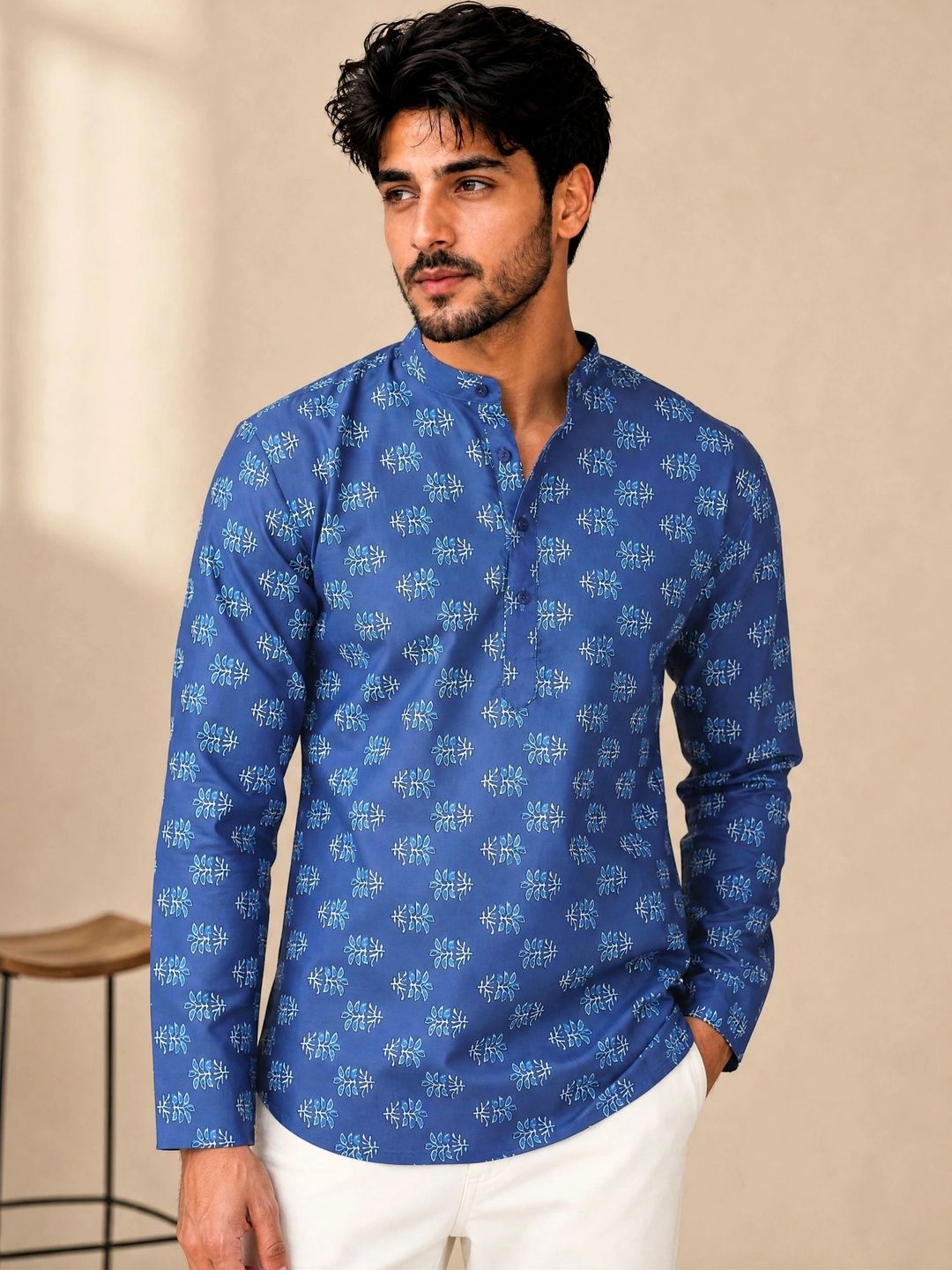 SZN Men Ethnic Motifs Printed Kurta-picture-17