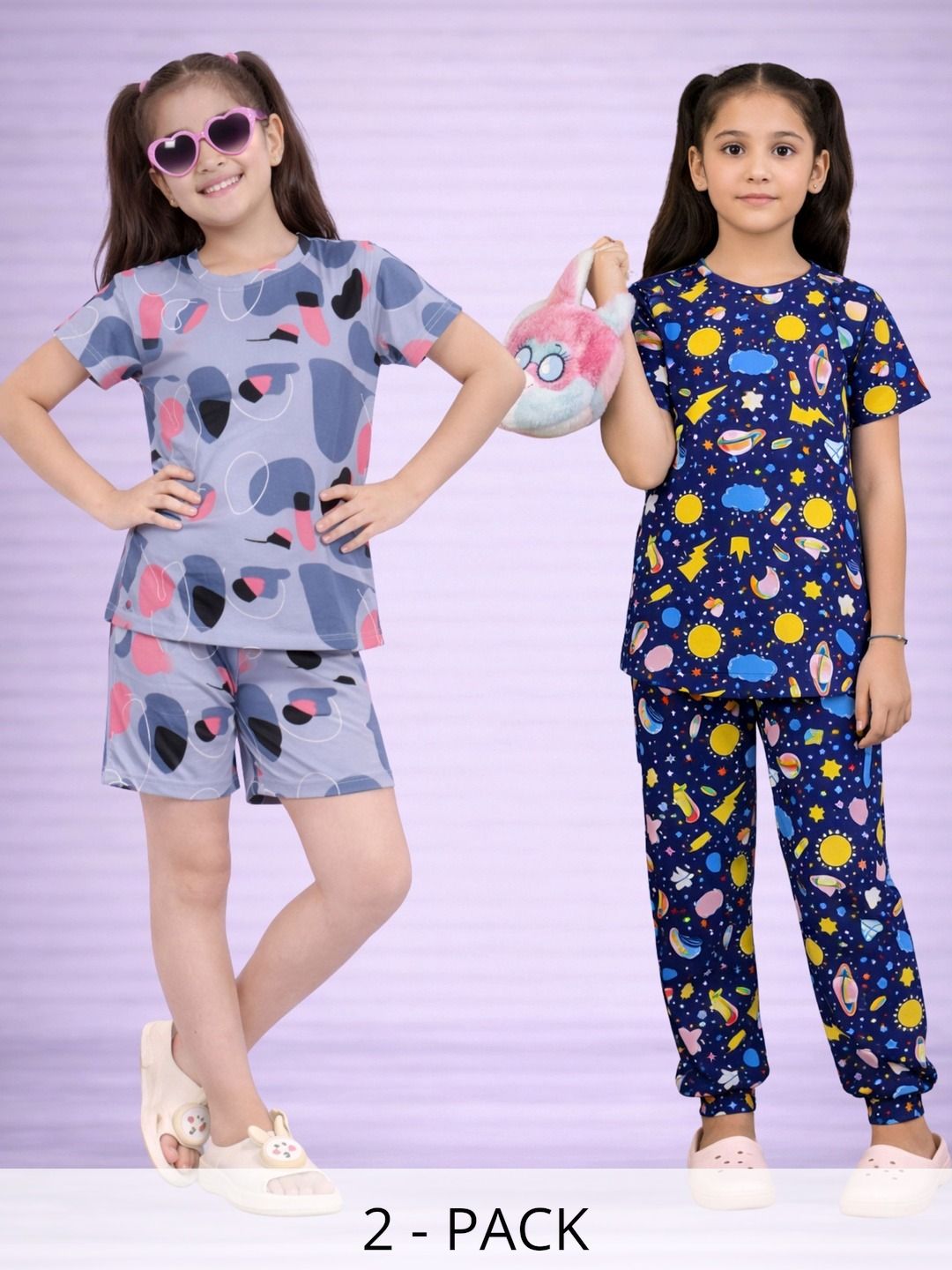 LITBABY Girls Printed Maxi Nightdress-picture-45