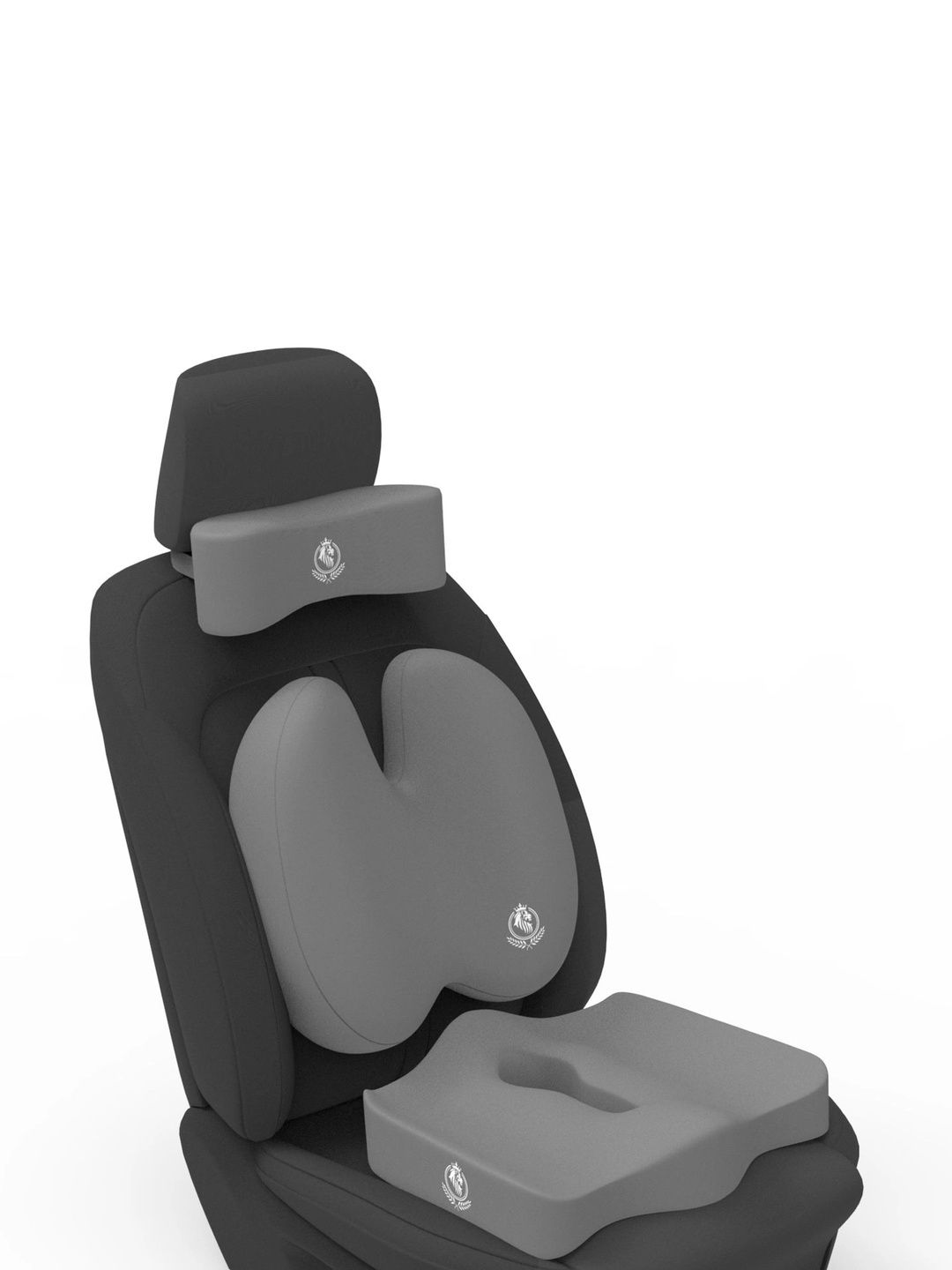 MRRON Grey Memory Foam Car Seat Cushion-picture-11