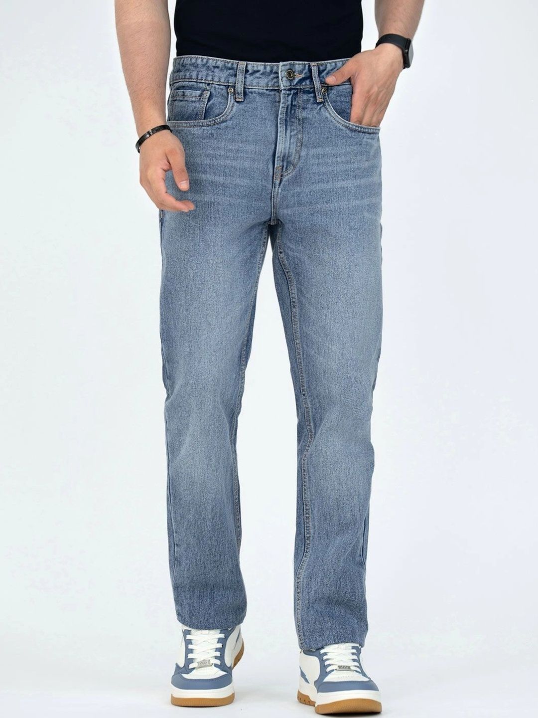 Red Tape Men Straight Fit Mid-Rise Jeans-image-31