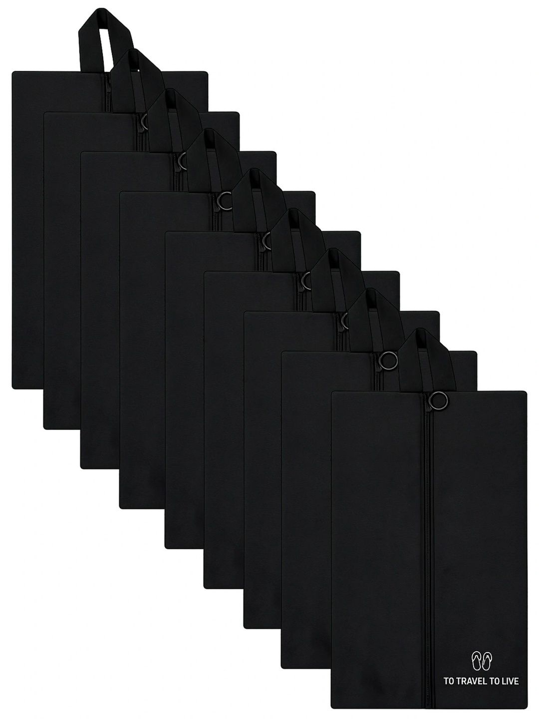 AMAK INC Black Set of 6 Reusable Shoes Organiser Organisers-picture-14