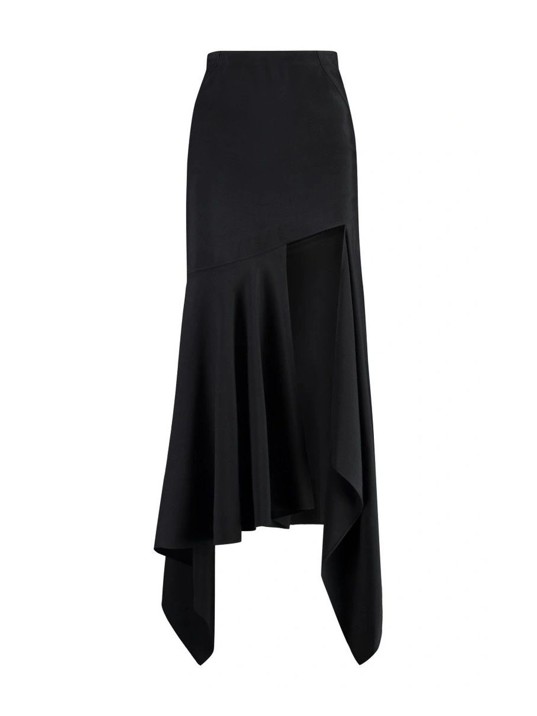 MUGLER Women Draped Front Slit Midi A-Line Skirt-picture-41