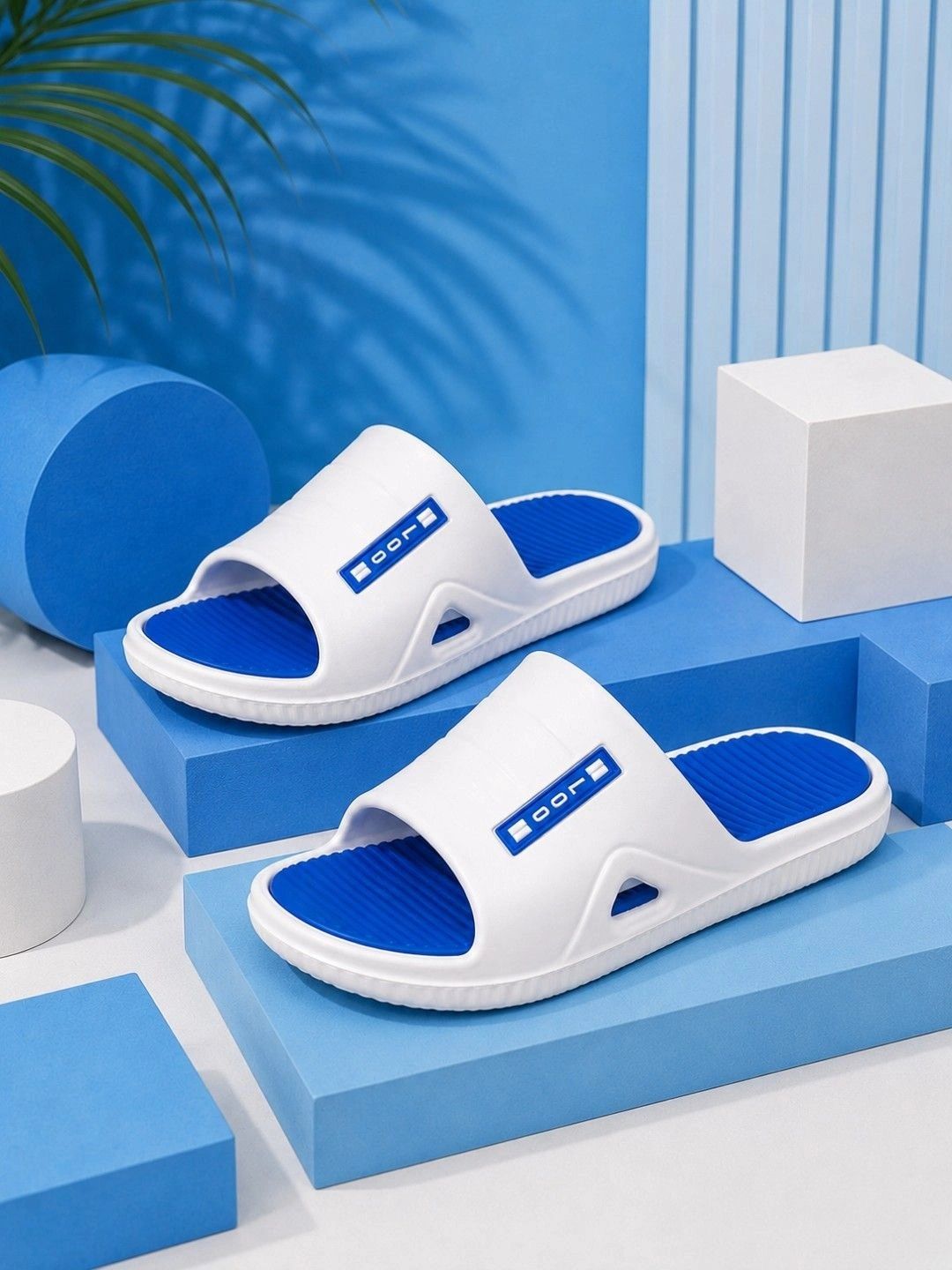 SZN Men Colourblocked Sliders-picture-37