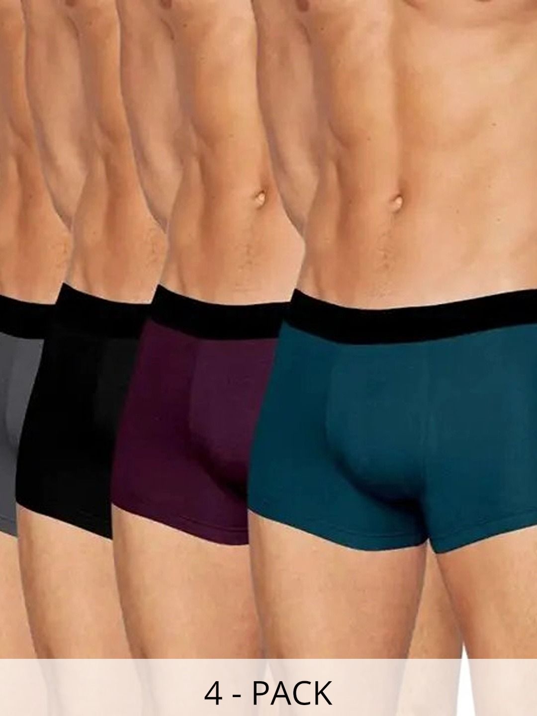 CAVENDERS Men Pack of 4 Boxer-Style Briefs-picture-39