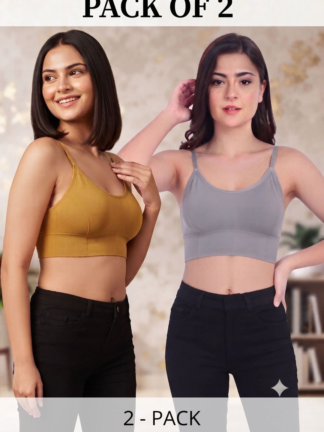 Qenixo Bralette Bra Full Coverage Lightly Padded-picture-10