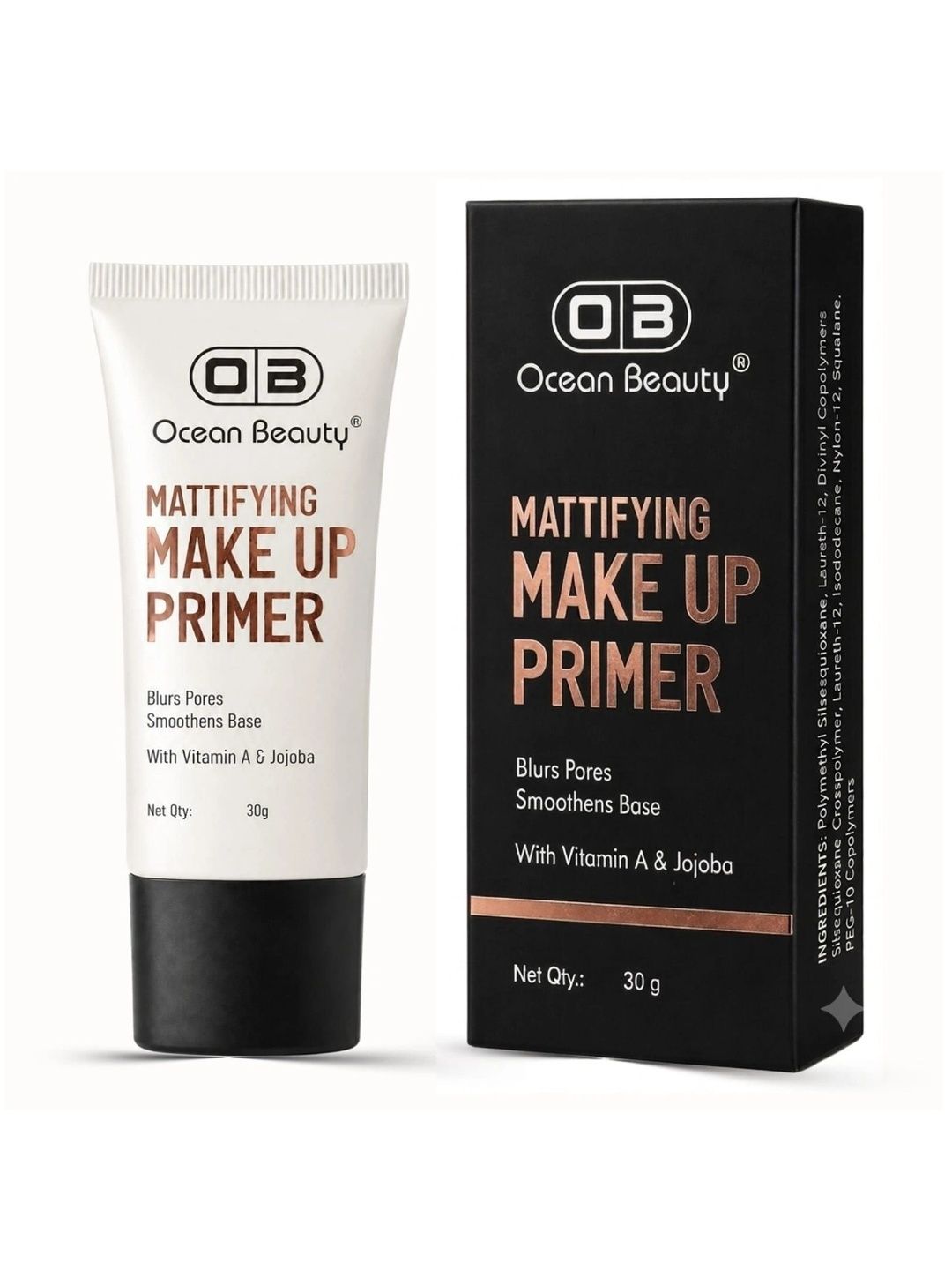 OB Ocean Beauty Mattifying Makeup Primer With Vitamin A & Jojoba - 30 g-image-23