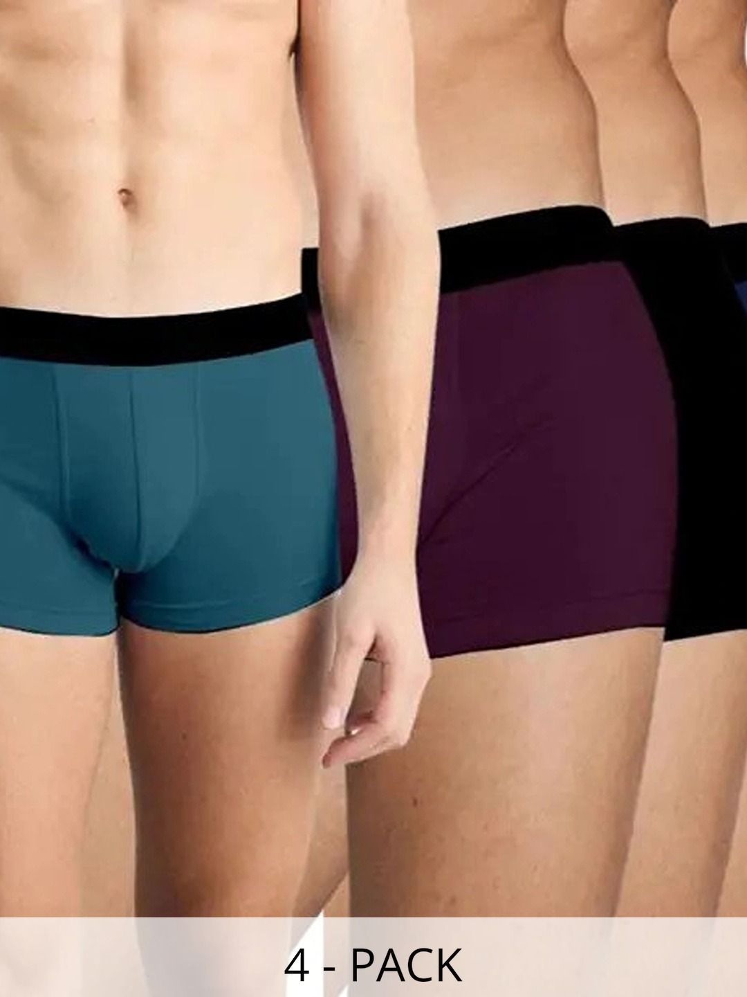 CAVENDERS Men Pack of 4 Boxer-Style Briefs-picture-34
