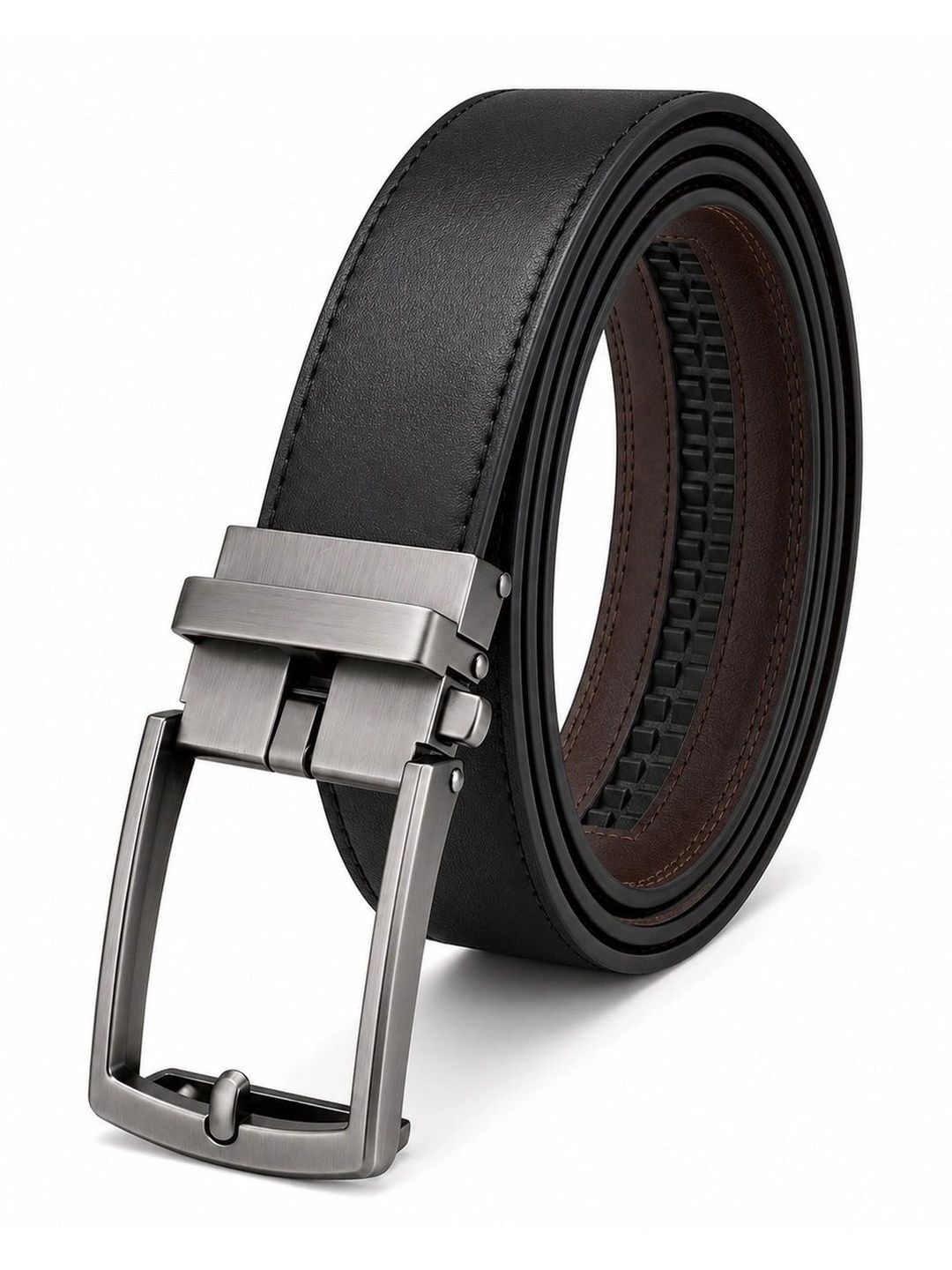 Zacharias Men Textured Formal Belt-picture-30