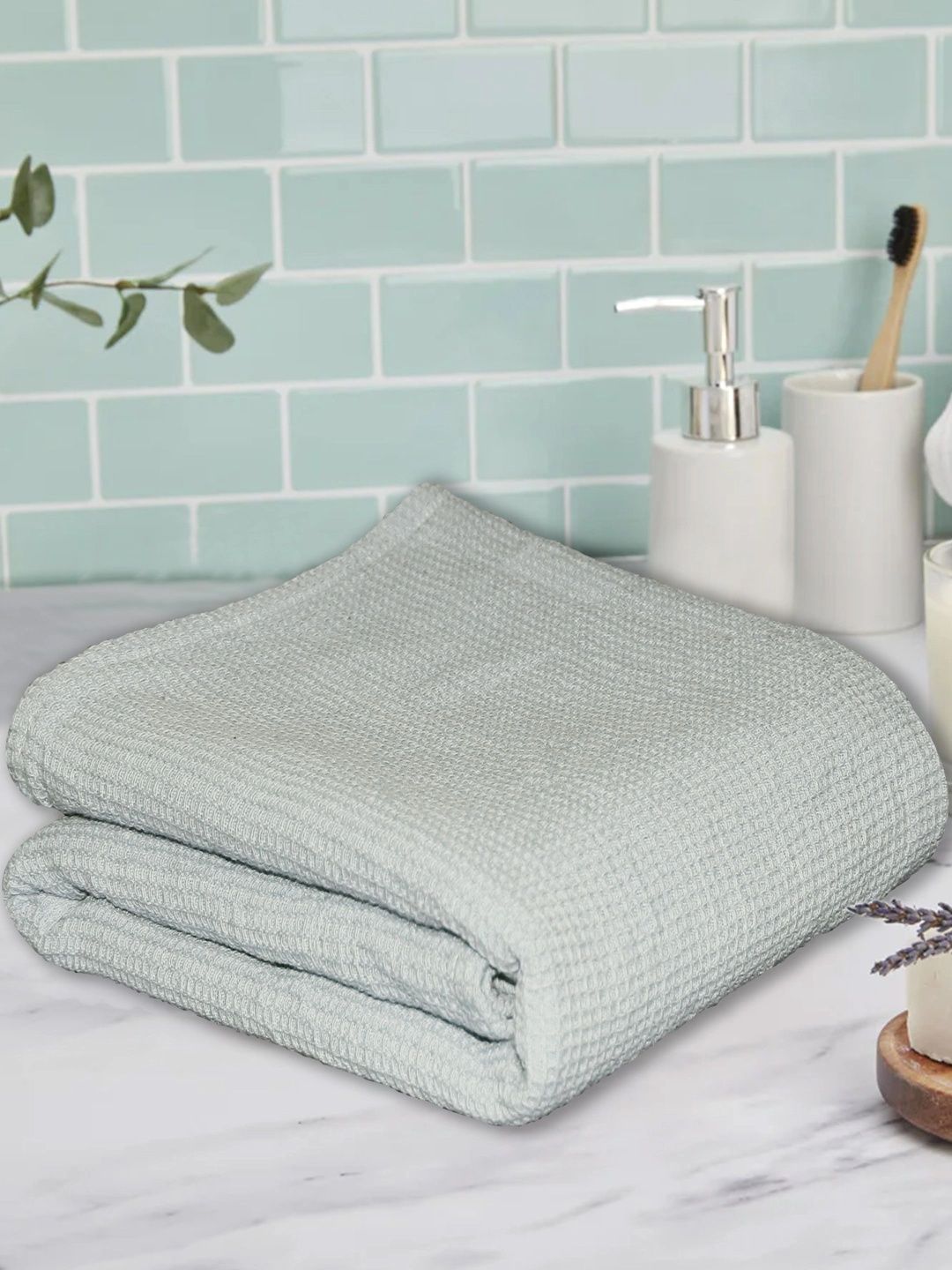 HOME COLORS.IN Off White 1 Cotton 150 GSM Bath Towel-picture-29