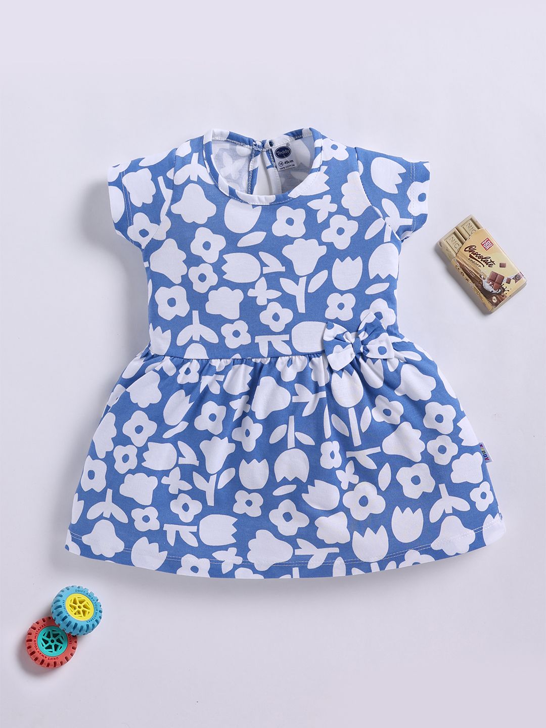 Teddy Girls Floral Print A-Line Dress-picture-28