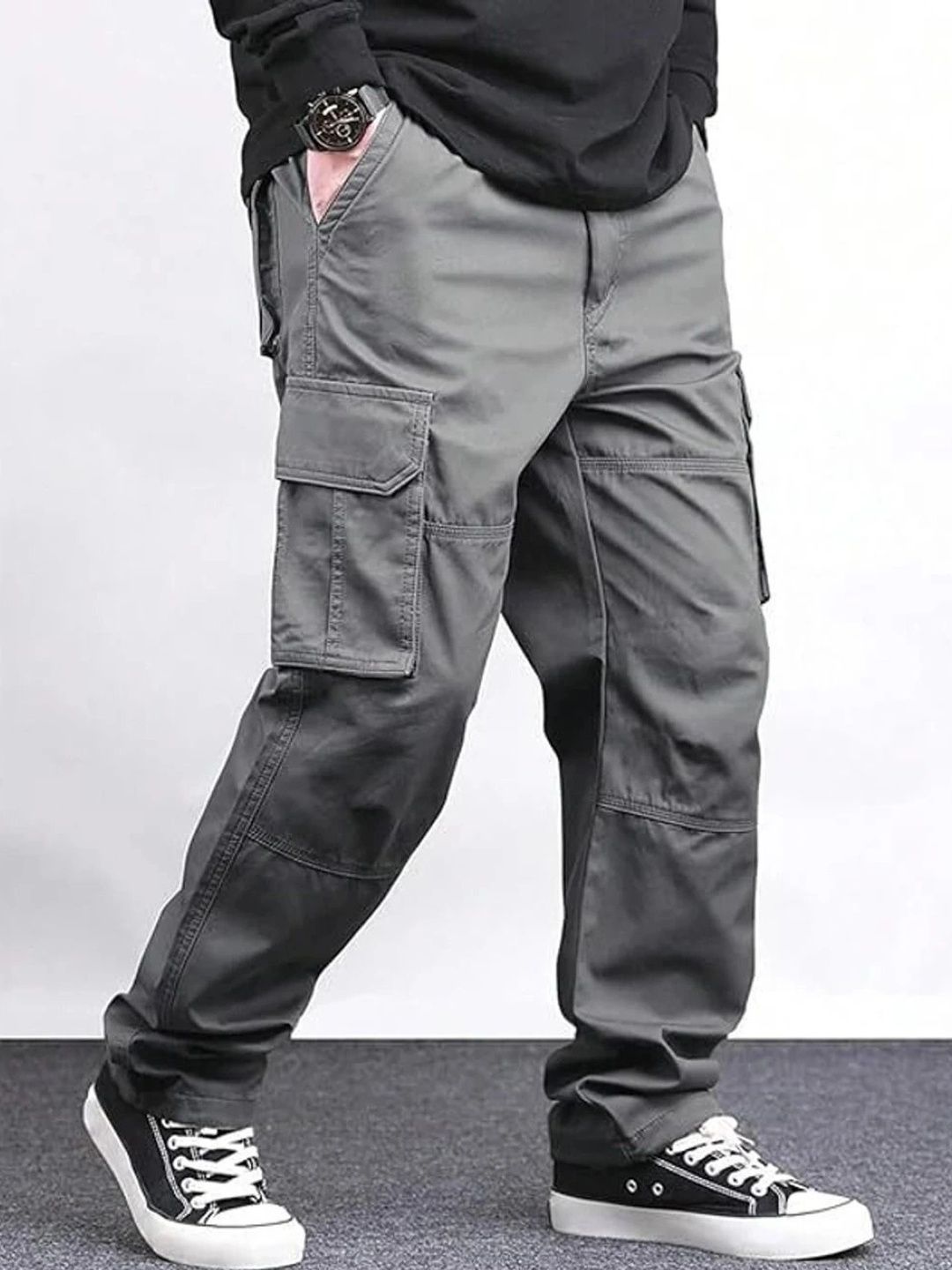 INDIAN POSHAK Men Cargos Trousers-image-38
