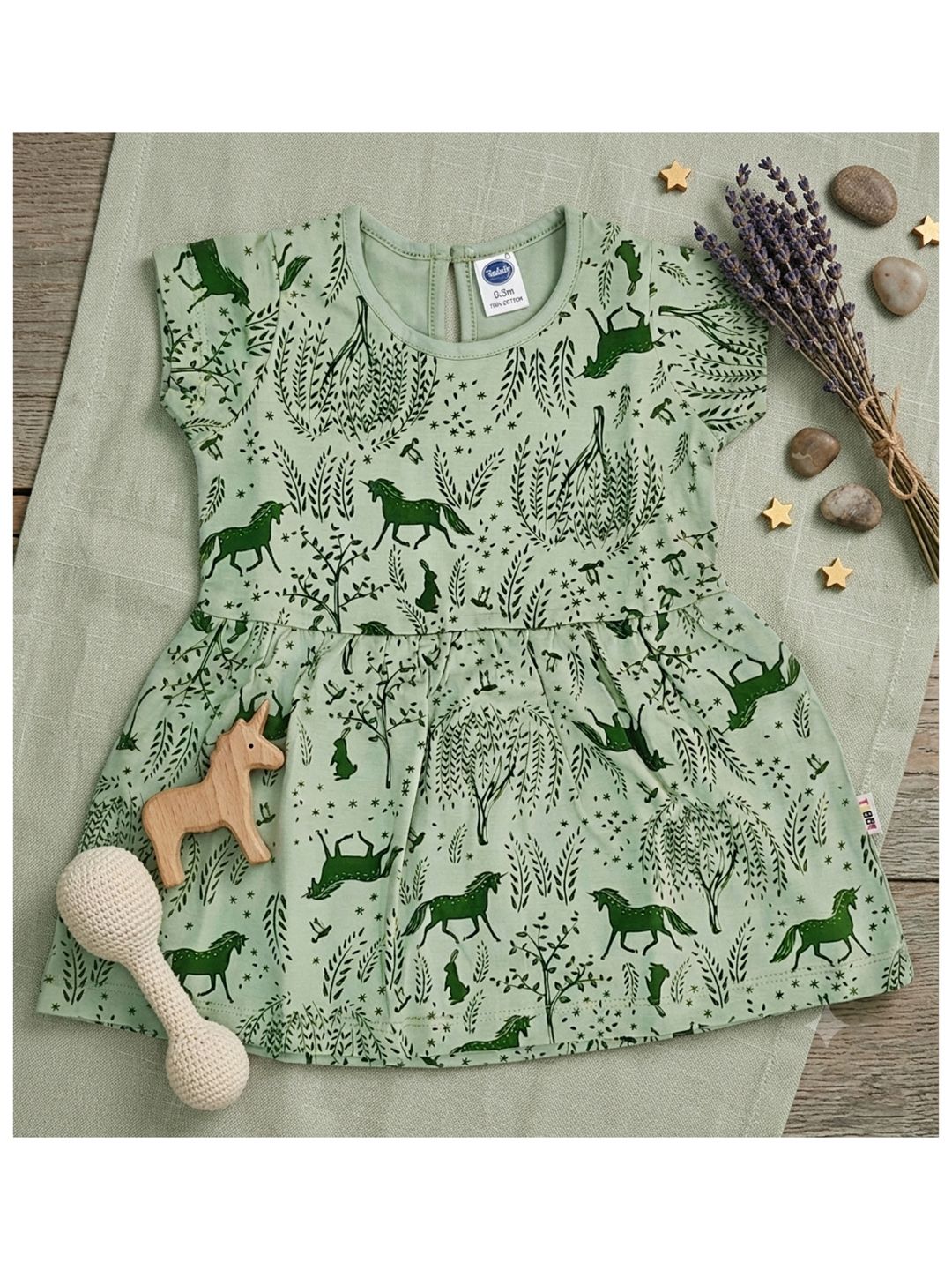 Teddy Girls Print A-Line Dress-picture-16