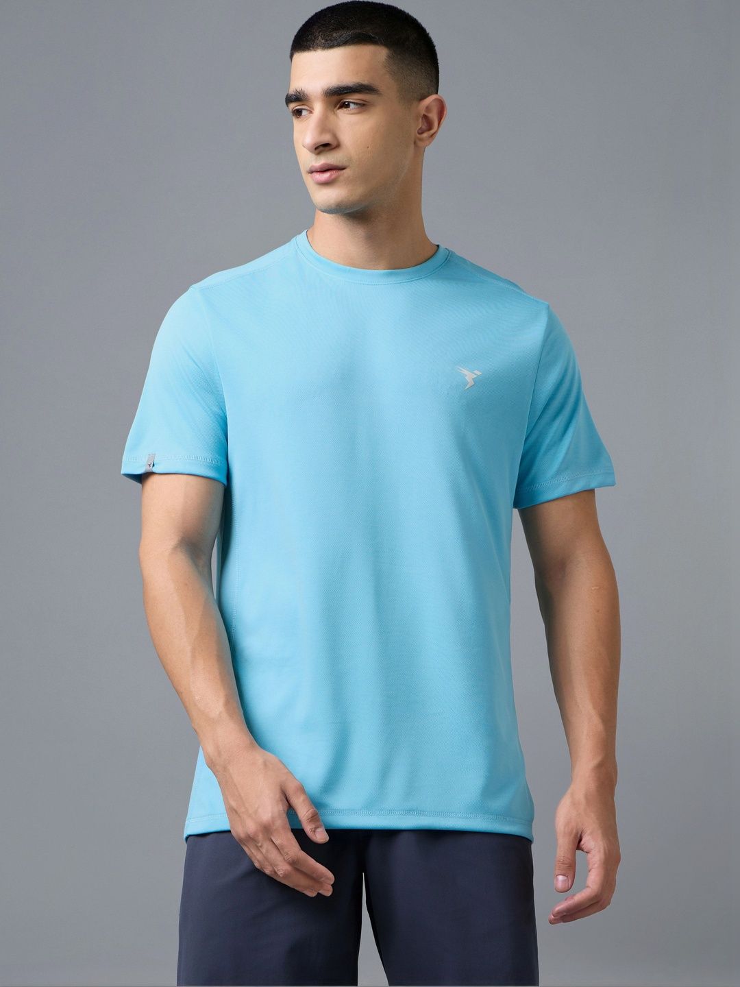 Technosport Men Brand Logo Slim Fit T-shirt-picture-20