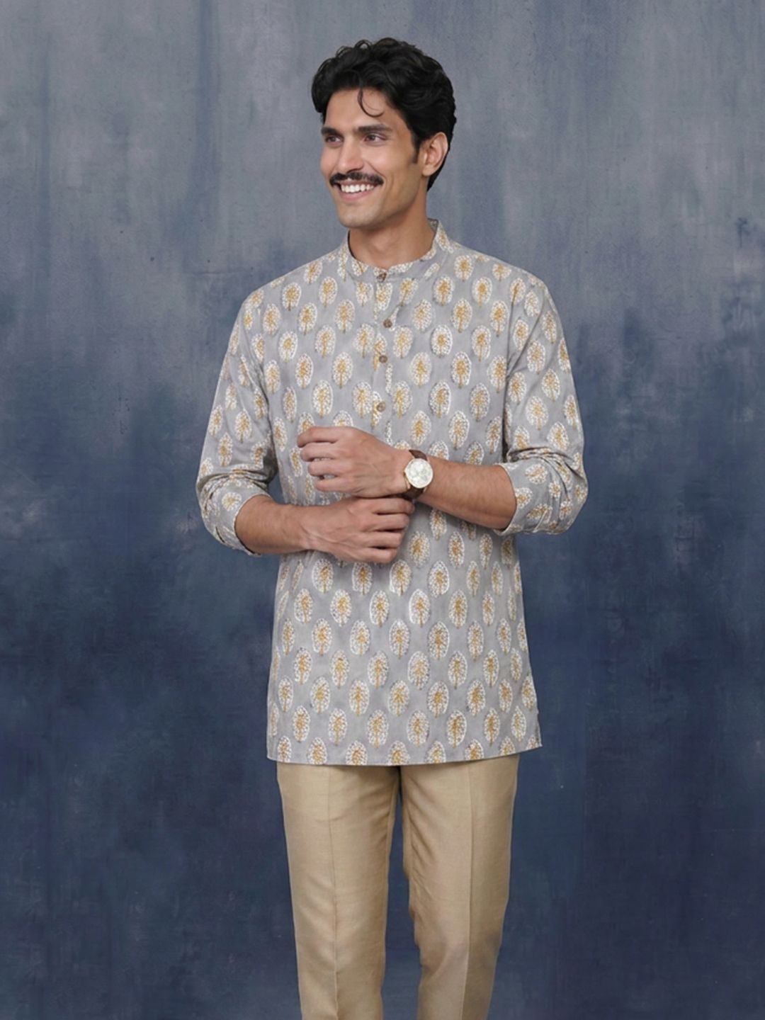 Taavi Janki Handblock Conversational Printed Pure Cotton Kurta-picture-39