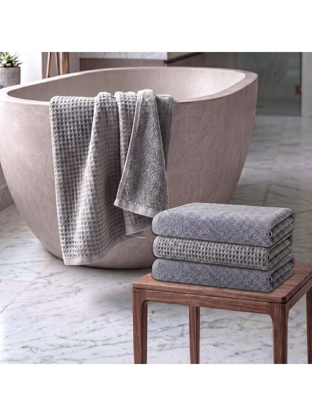 Athom Living 4 Cotton 450 GSM Bath Towel-image-40