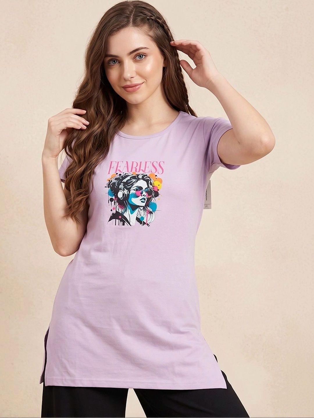 Vijay Shawl Printed Lounge T-Shirt-picture-15