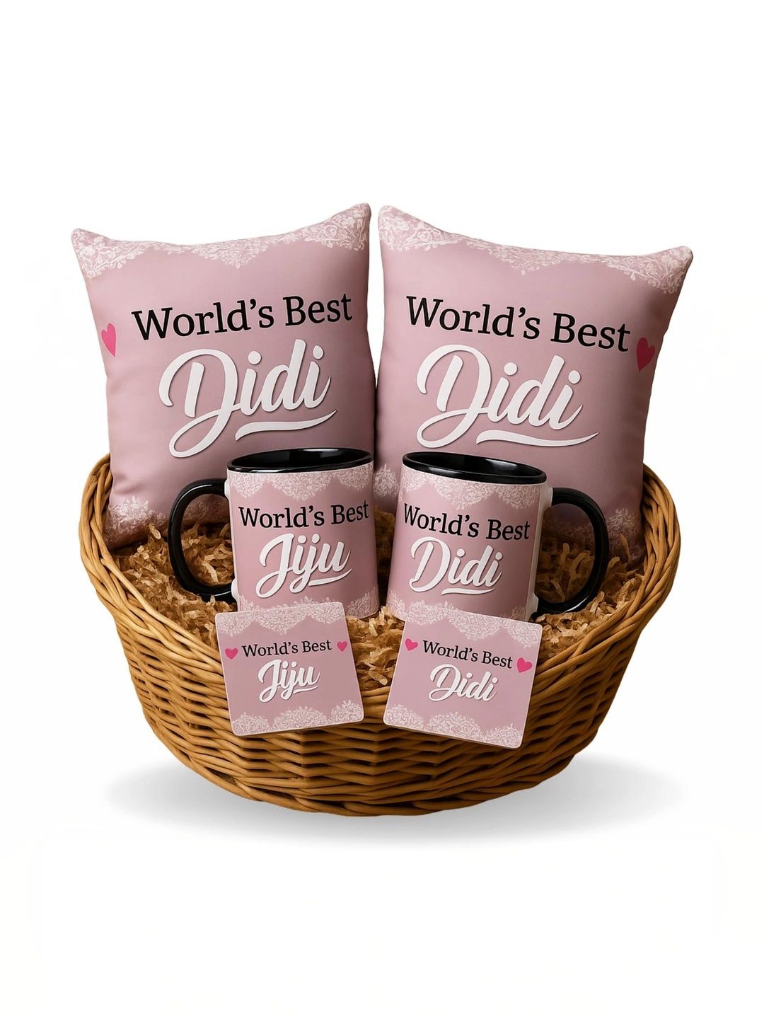THEYAYACAFE 6-Pieces Pink Printed Home Gift Sets-picture-12