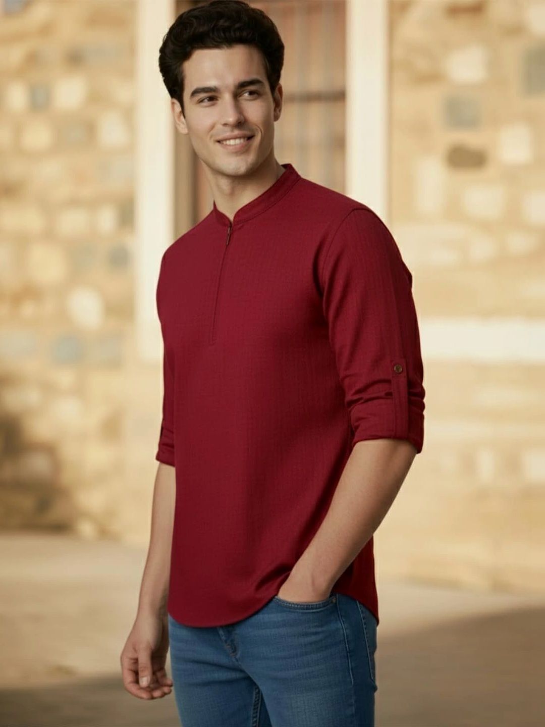 BULL FIRE Men Kurta