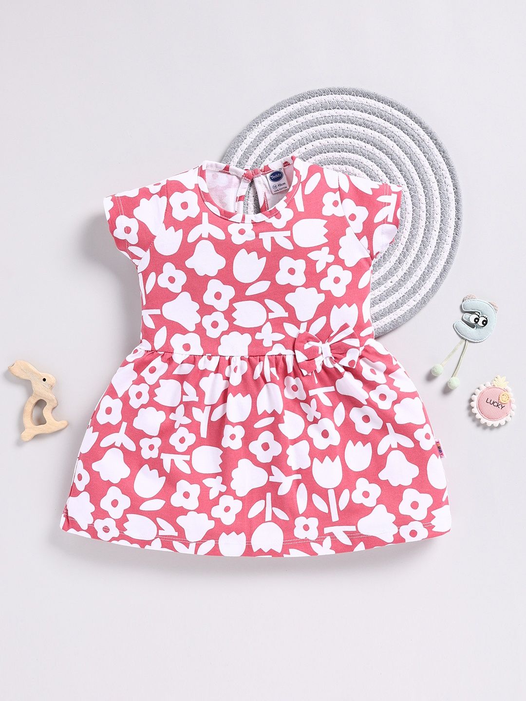 Teddy Girls Floral Print A-Line Dress-image-20