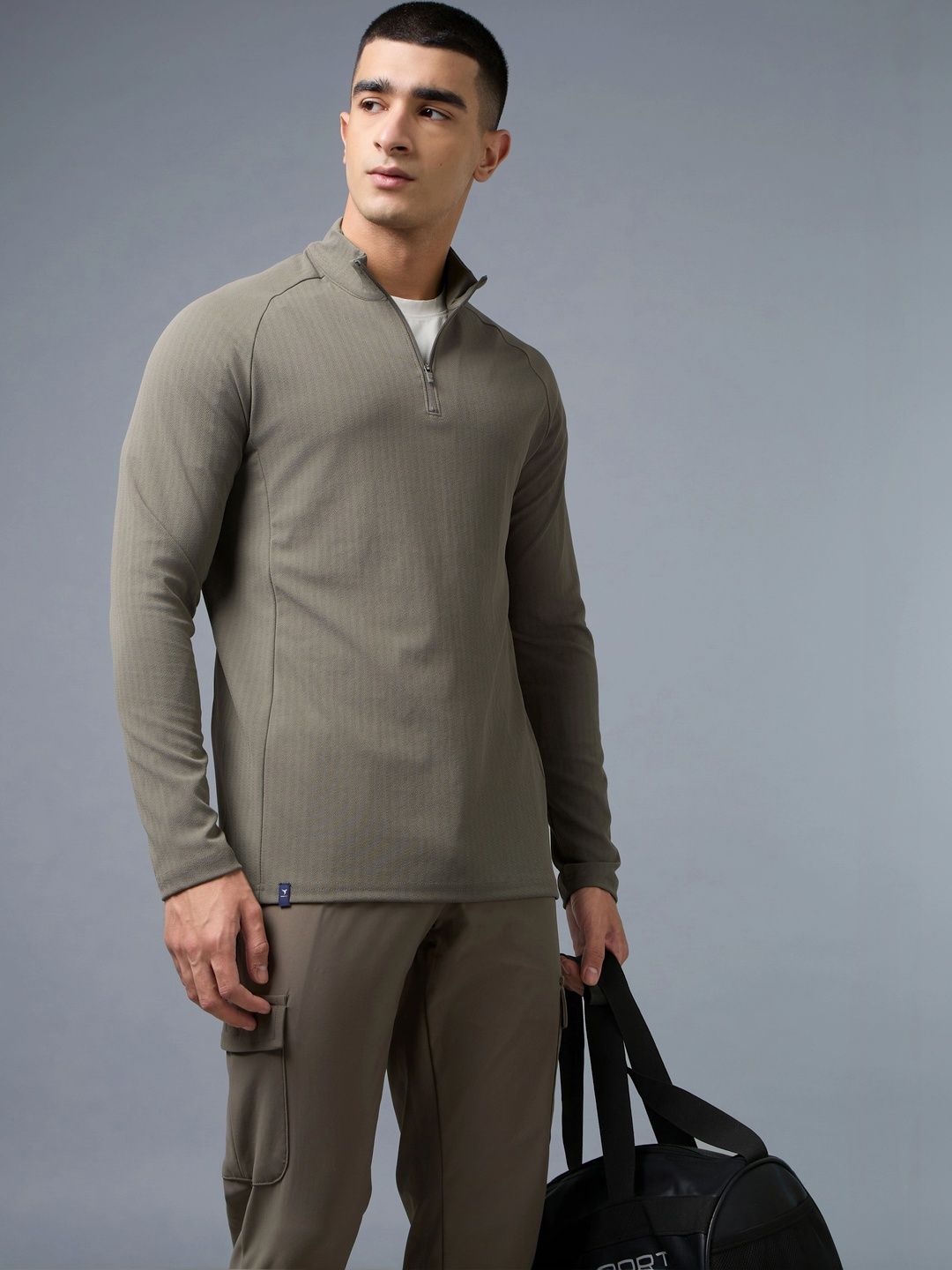 Technosport Men High Neck Slim Fit T-shirt-picture-51