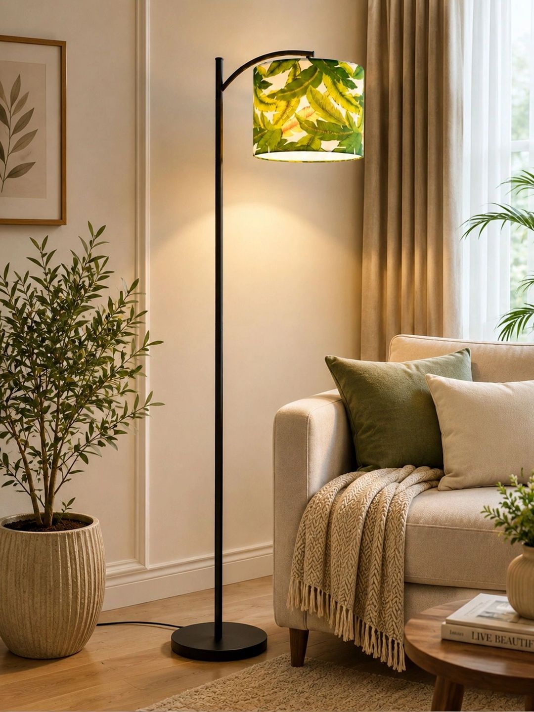 Glowhere Green Metal Cylinder Floor Lamps-picture-15