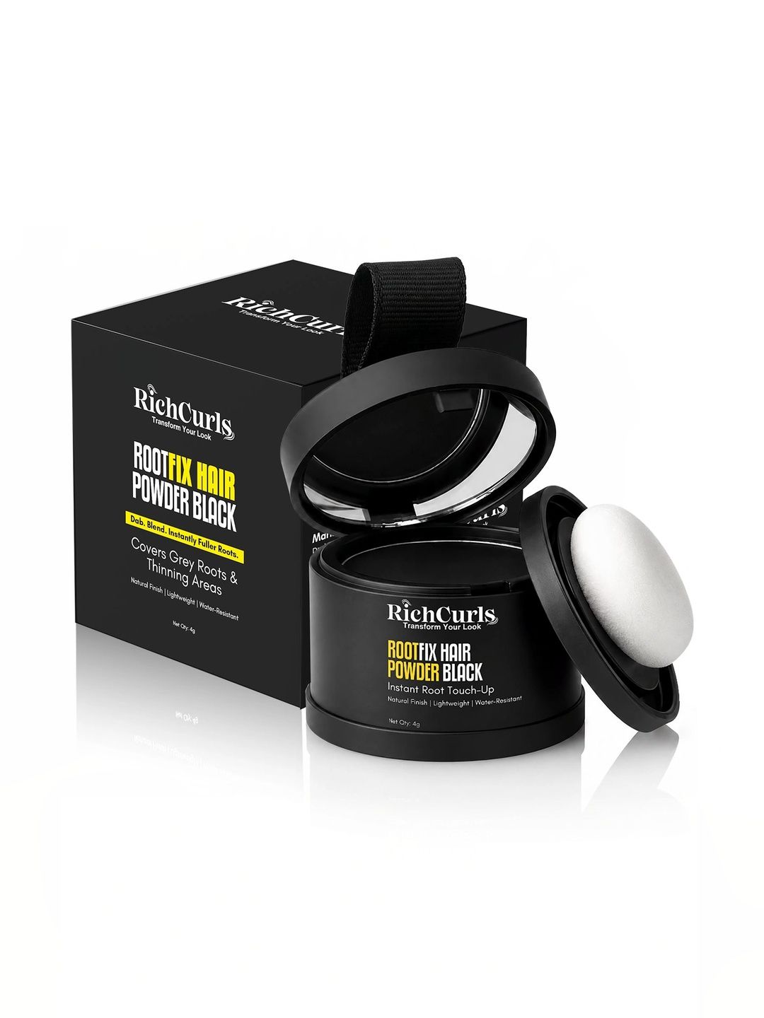 RichCurls Root Touch Up Powder - 4 g - Black-image-24