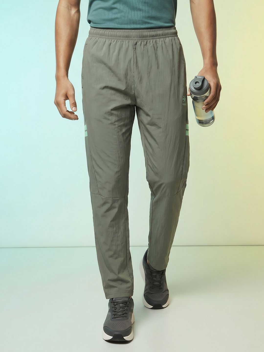 HRX by Hrithik Roshan Men Relaxed Fit Brand Logo Training Track Pants-picture-19