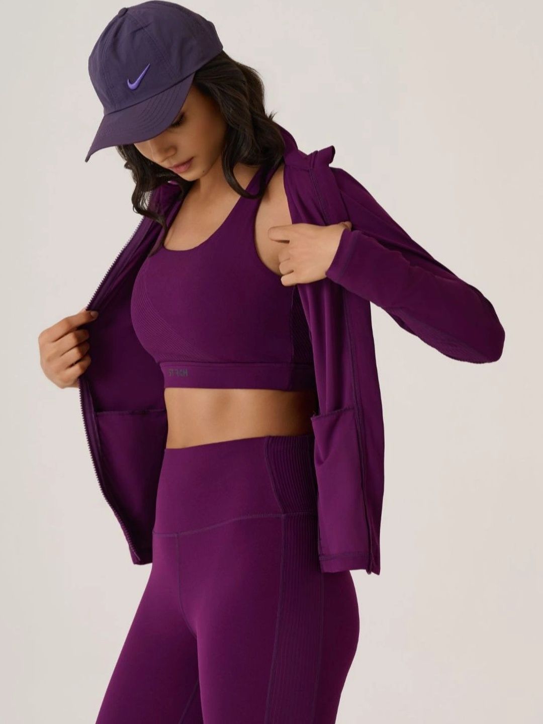 STRCH Women Lightweight Training or Gym Sporty Jacket-picture-41