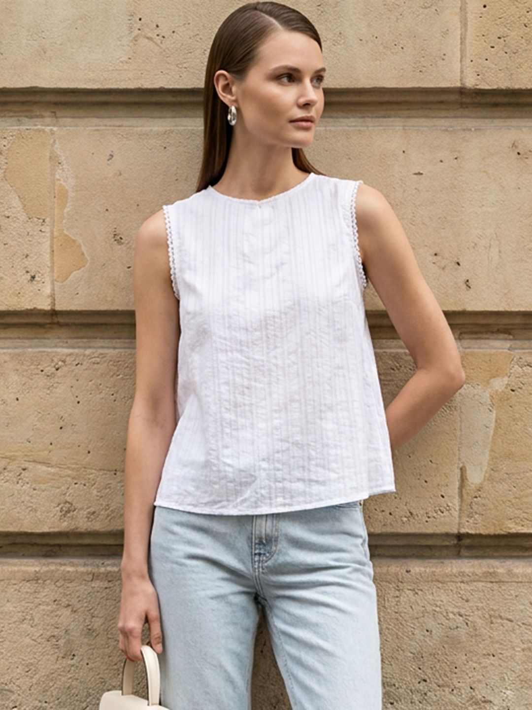 Chemistry Self Design Lace Insert Top-picture-29