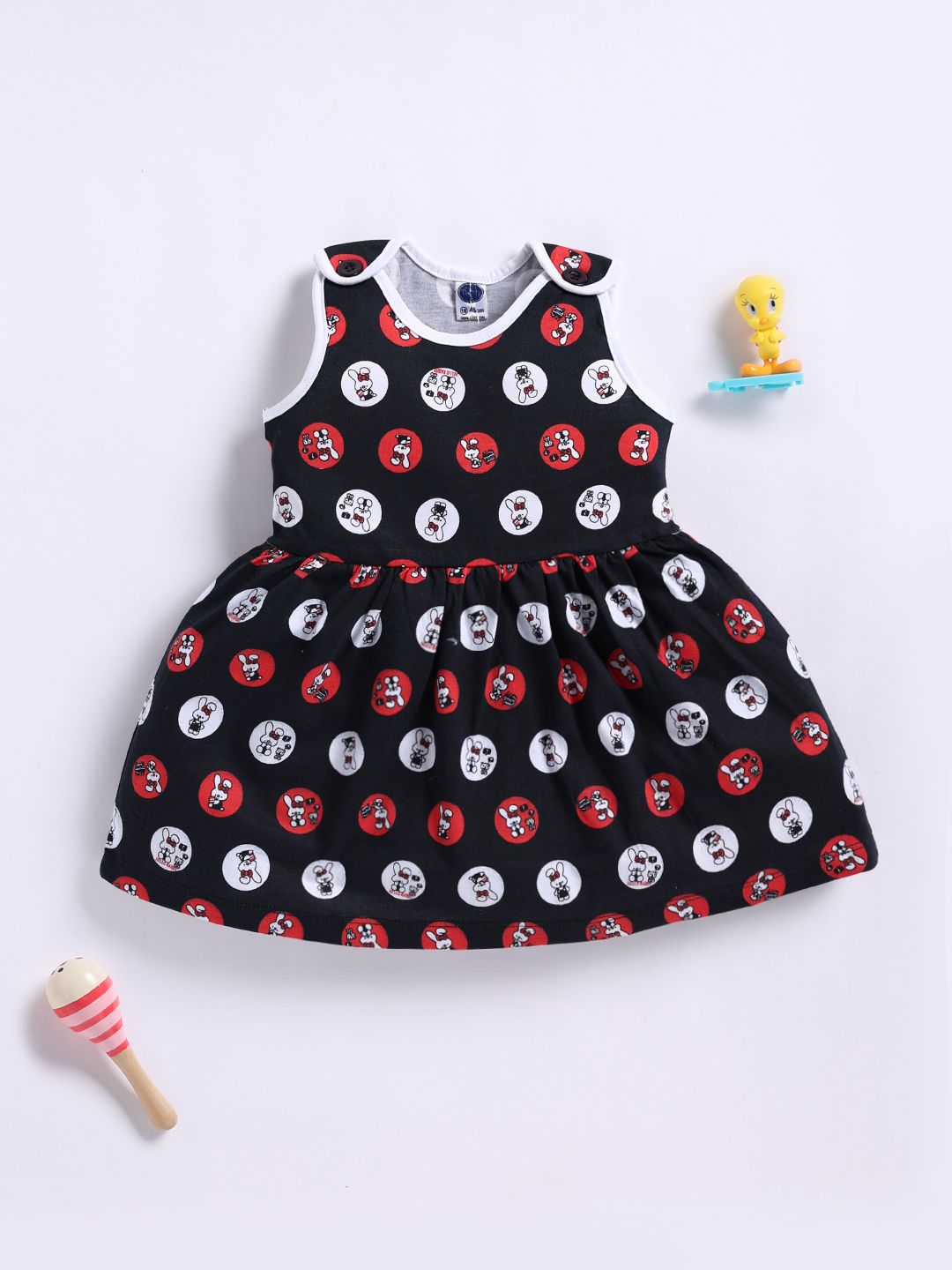 Teddy Girls Print A-Line Dress-picture-46