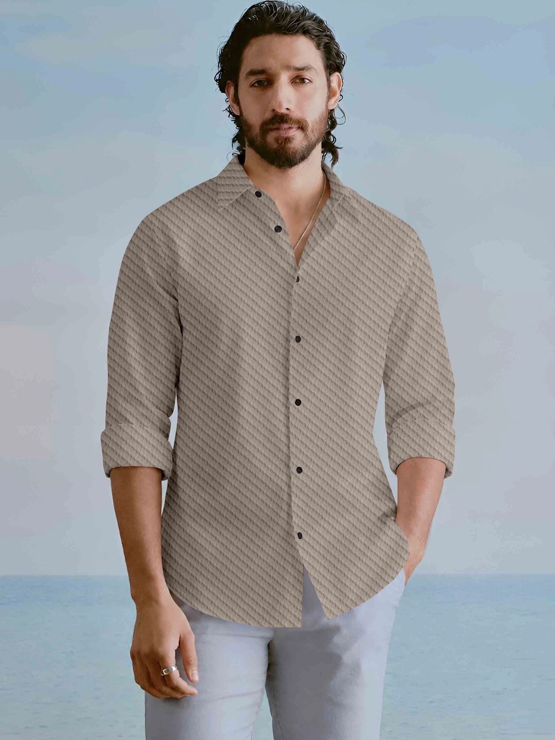 LADYTONE Men Printed Casual Shirt