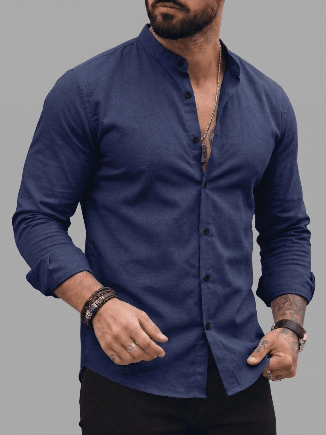 VAAADDO Men Comfort Casual Shirt