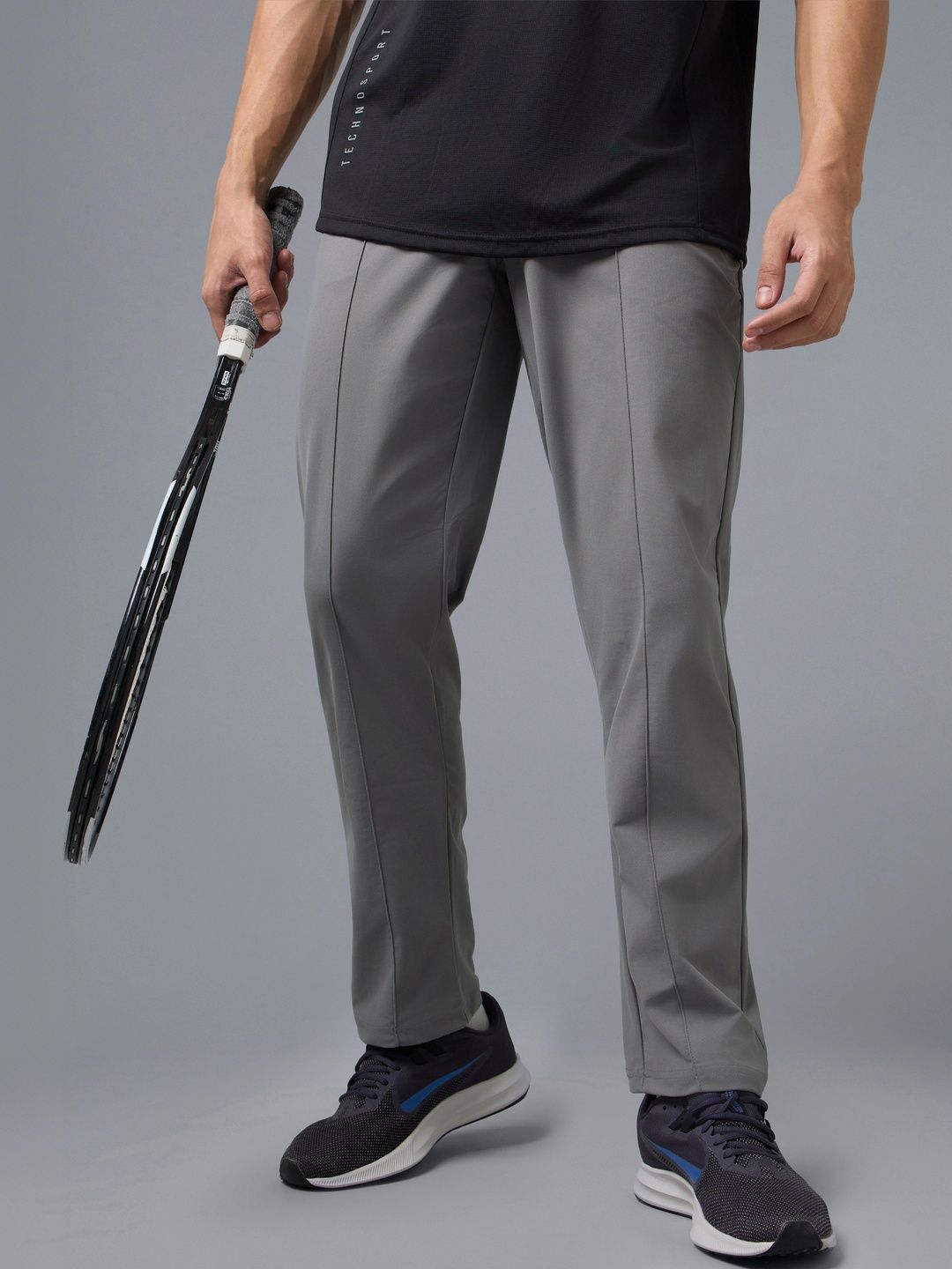 Technosport Men Regular Fit Rapid-Dry Training Track Pants-picture-10