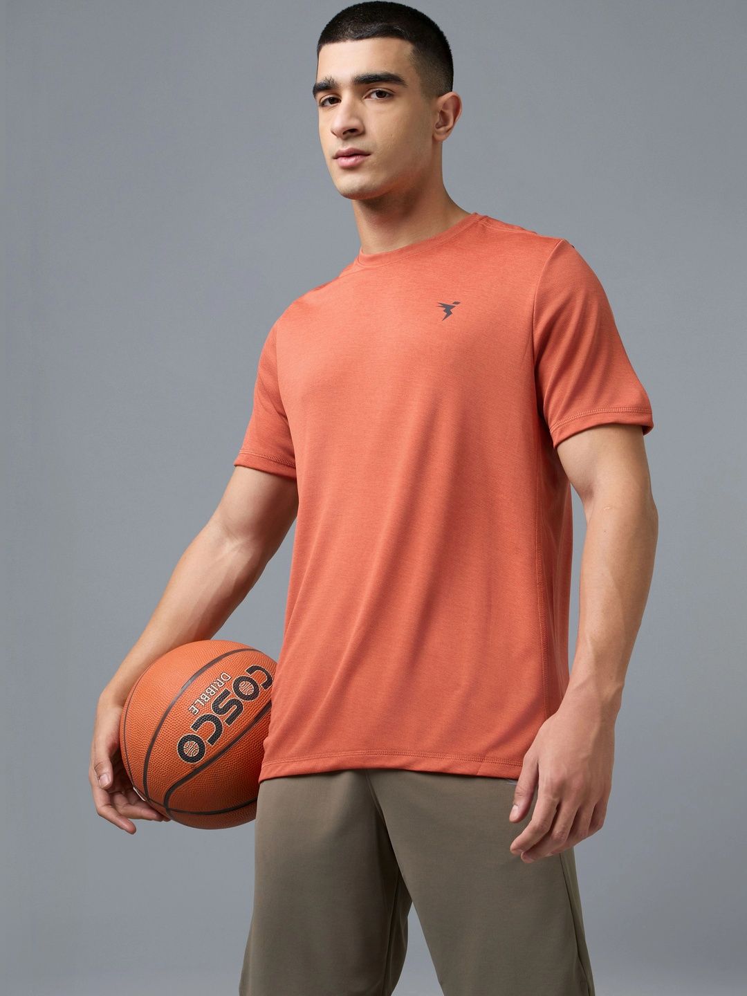 Technosport Men Brand Logo Slim Fit T-shirt-picture-32